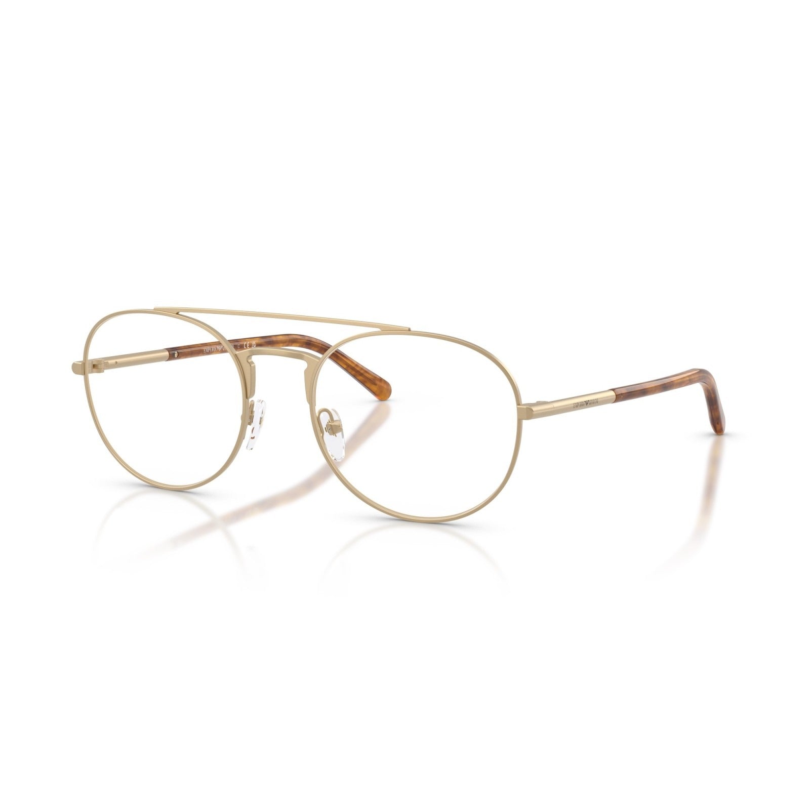 OCCHIALE DA VISTA UOMO | EMPORIO ARMANI EA 1178 - 3002 ORO PALLIDO OPACO - CALIBRO 55