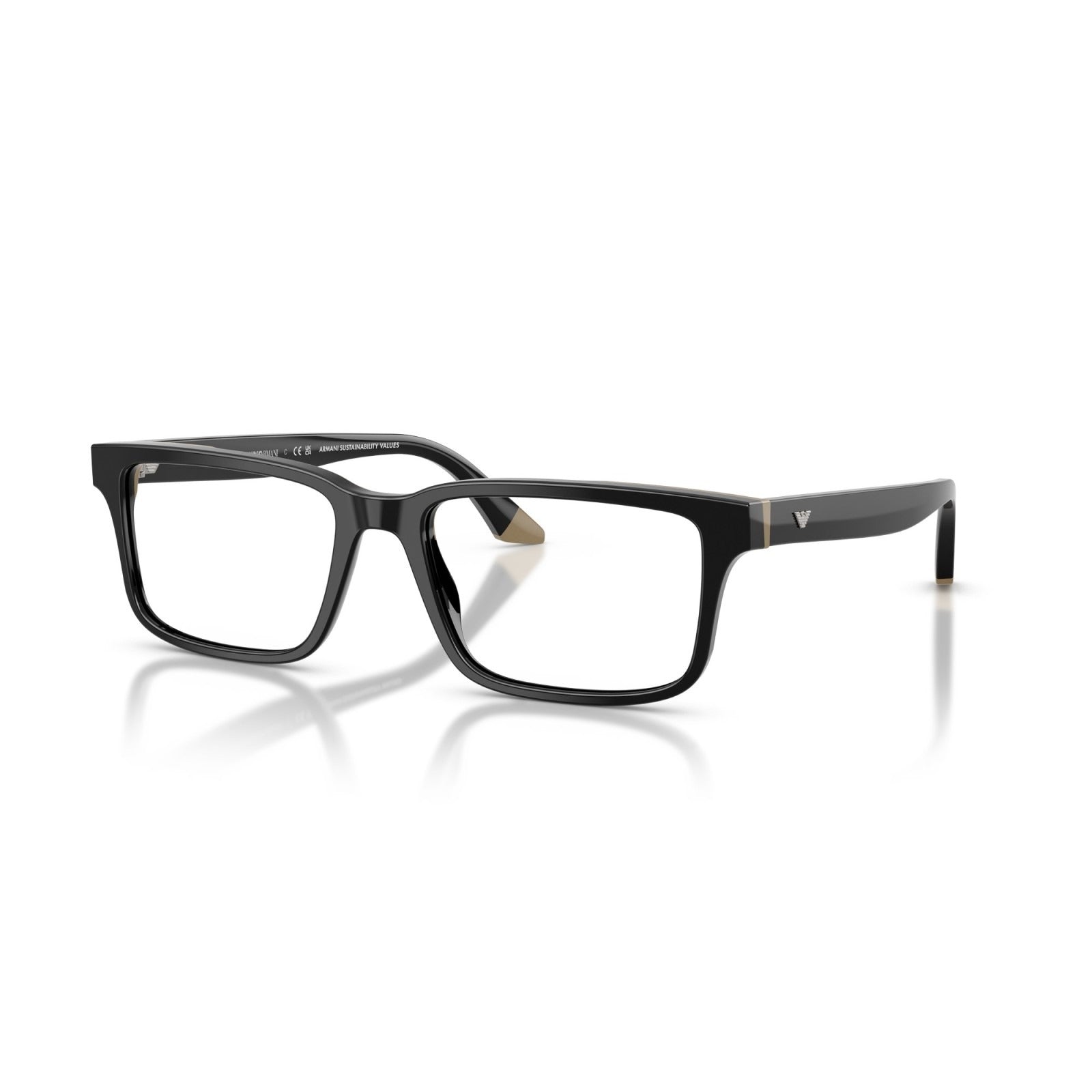OCCHIALE DA VISTA UOMO | EMPORIO ARMANI EA 3269 - 6313 NERO/BEIGE - CALIBRO 54