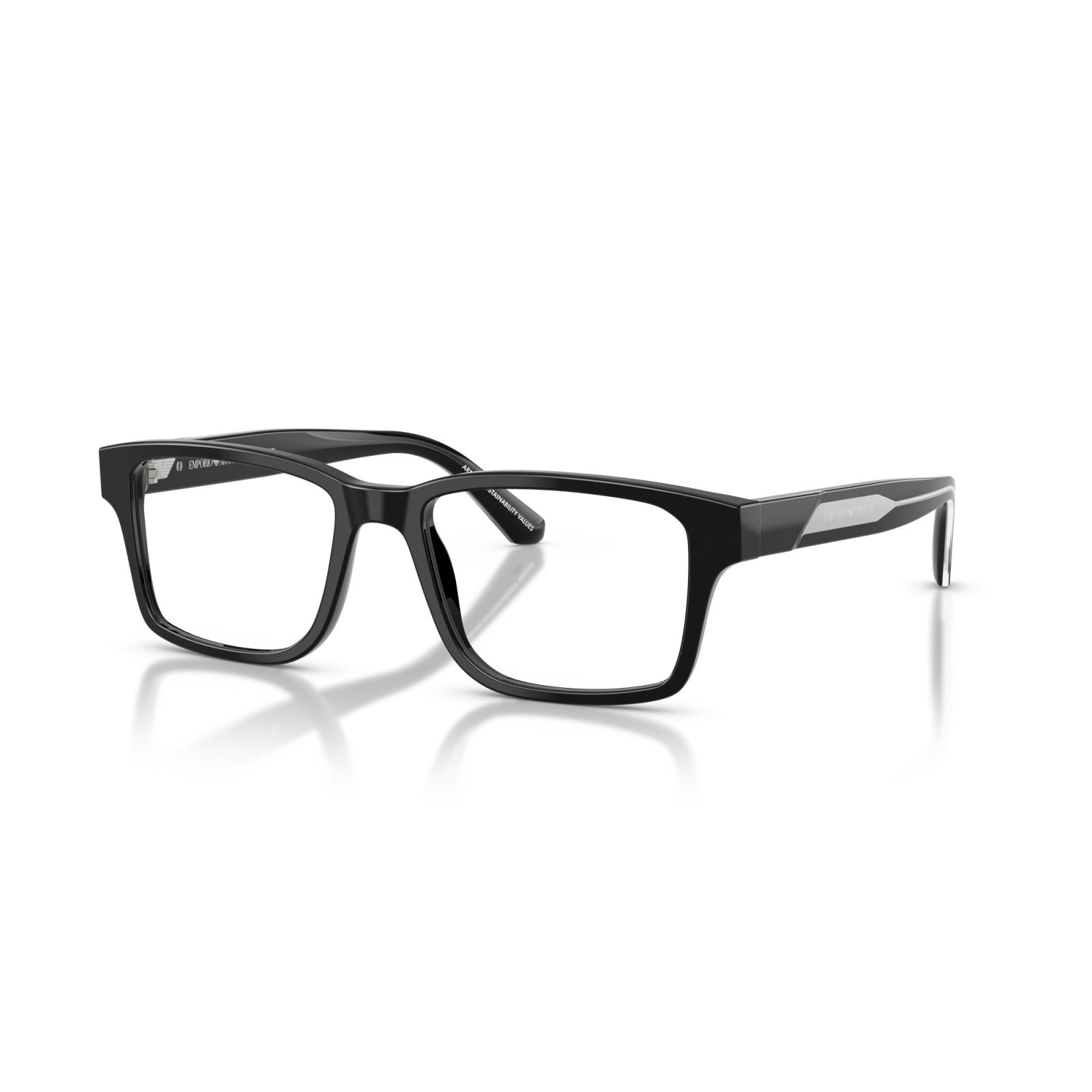 OCCHIALE DA VISTA UOMO | EMPORIO ARMANI EA 3271 - 5017 NERO LUCIDO - CALIBRO 54