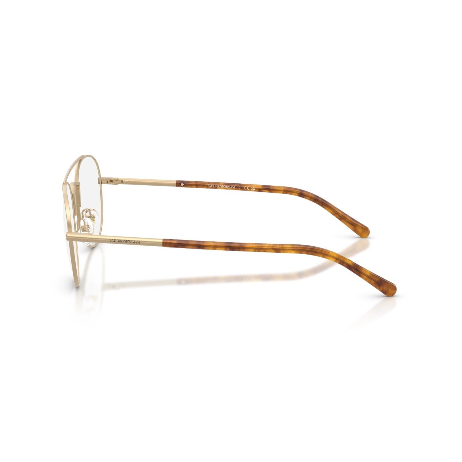 OCCHIALE DA VISTA UOMO | EMPORIO ARMANI EA 1178 - 3002 ORO PALLIDO OPACO - CALIBRO 53
