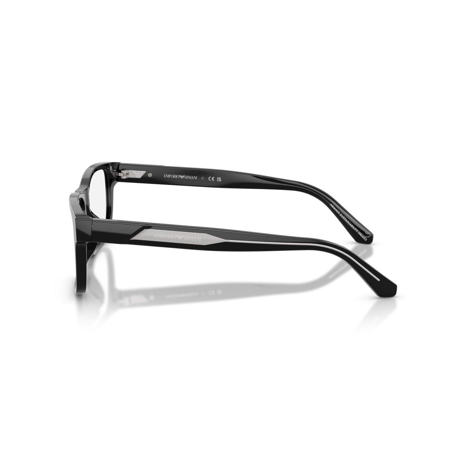 OCCHIALE DA VISTA UOMO | EMPORIO ARMANI EA 3265U - 5017 NERO LUCIDO - CALIBRO 56