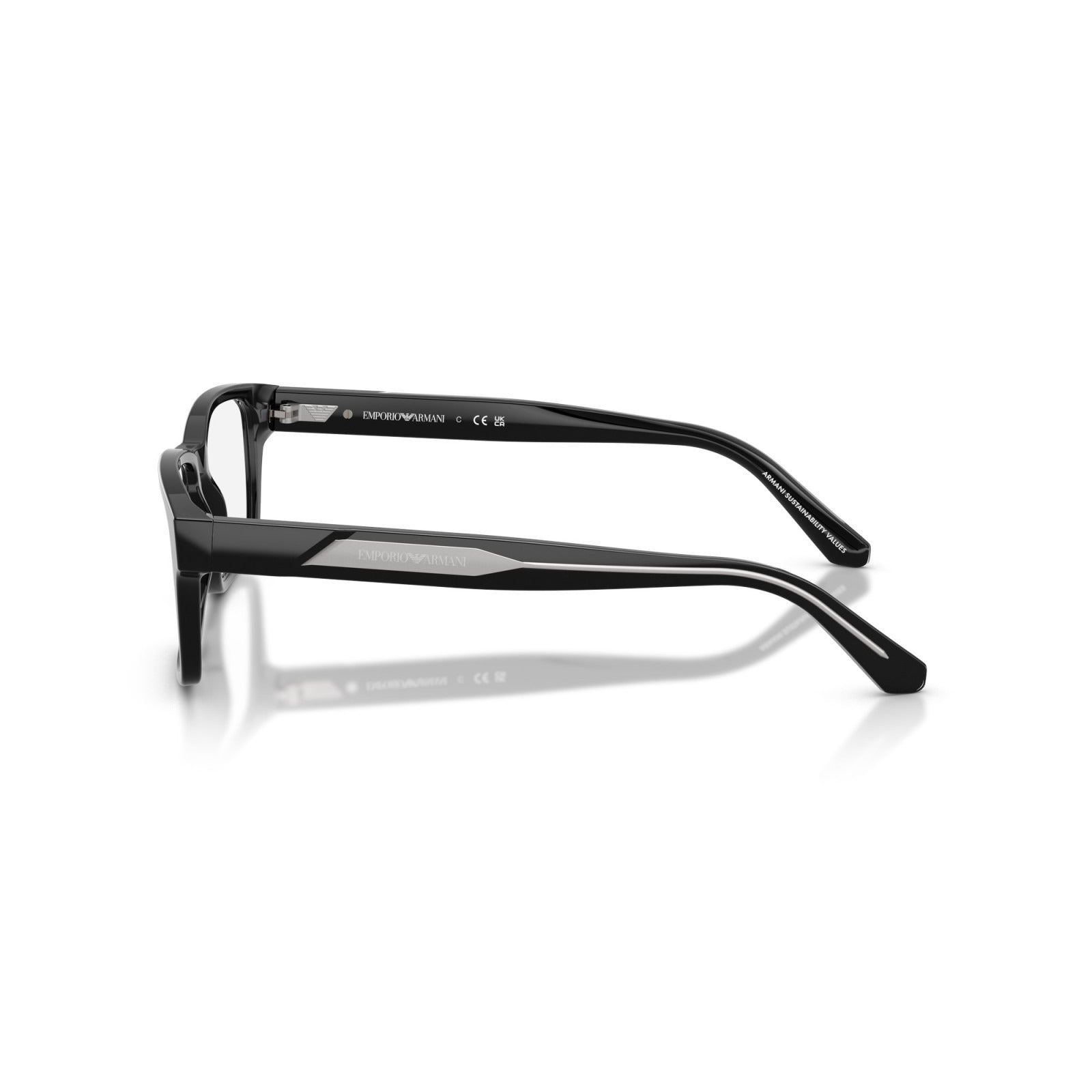 OCCHIALE DA VISTA UOMO | EMPORIO ARMANI EA 3271 - 5017 NERO LUCIDO - CALIBRO 54