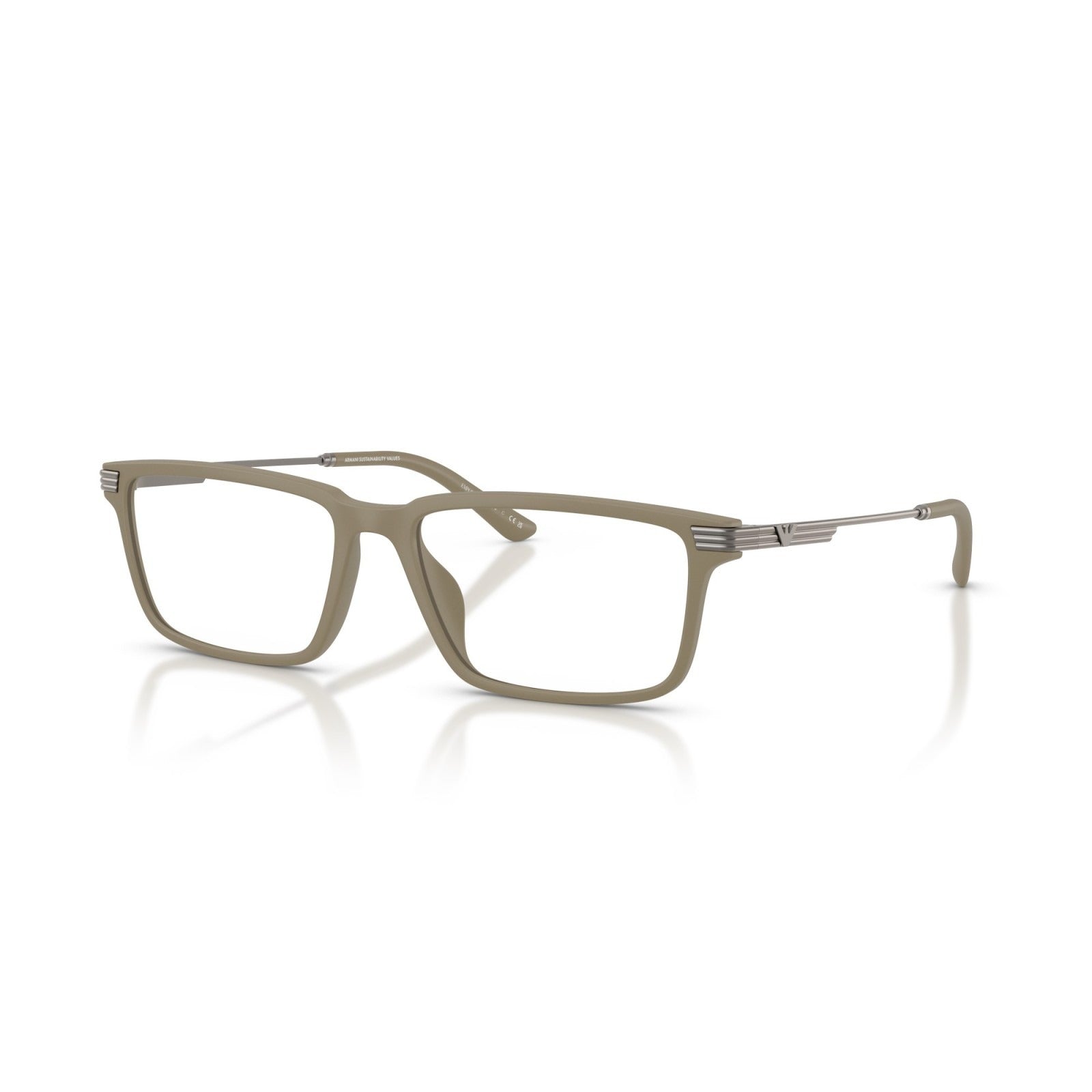 OCCHIALE DA VISTA UOMO | EMPORIO ARMANI EA 3268U - 5437 BEIGE OPACO - CALIBRO 53