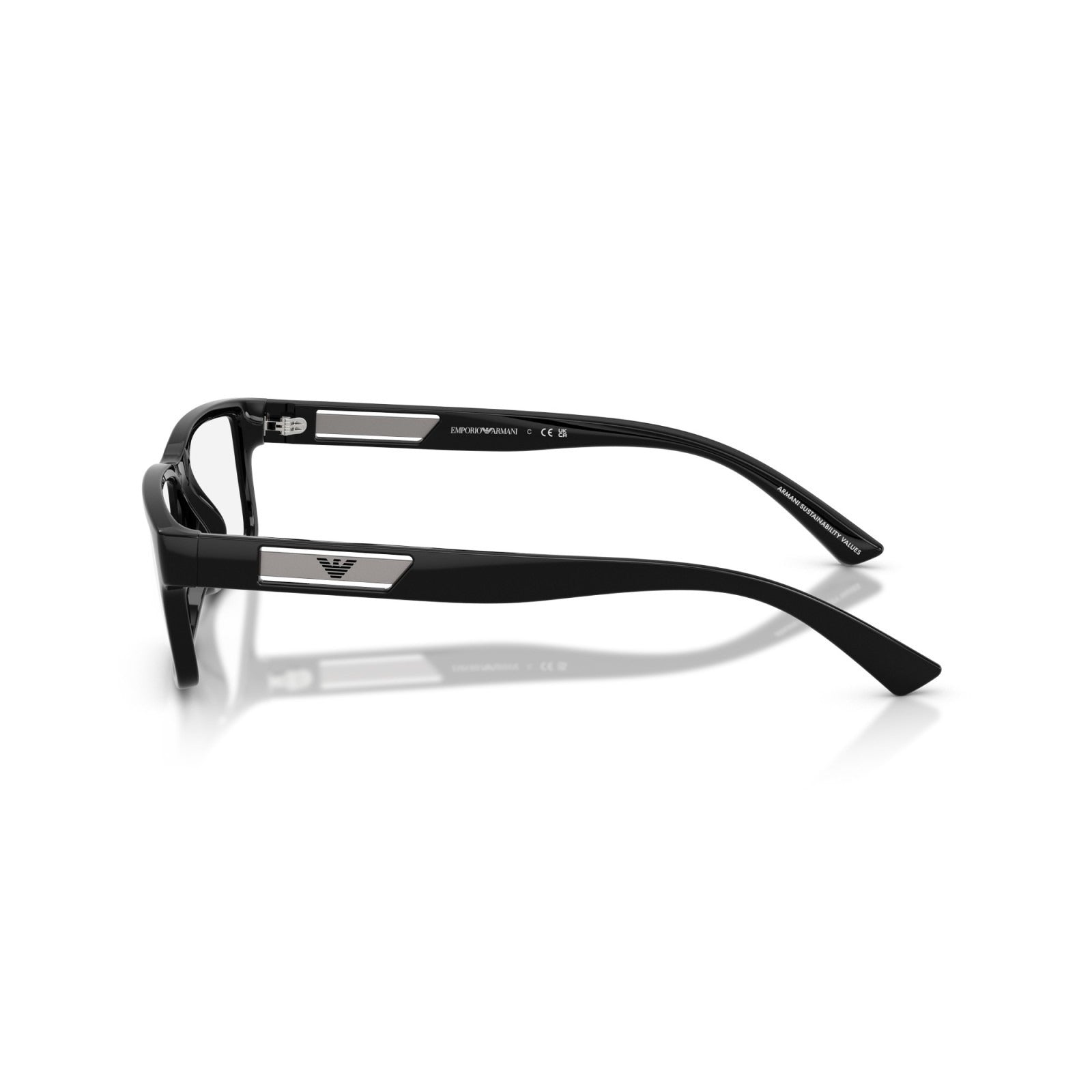 OCCHIALE DA VISTA UOMO | EMPORIO ARMANI EA 3278 - 5017 NERO LUCIDO - CALIBRO 53