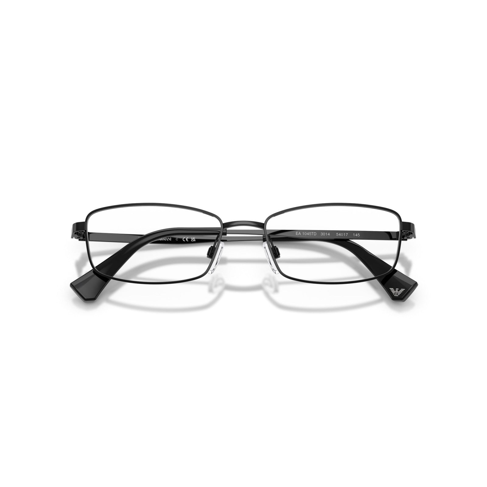 OCCHIALE DA VISTA UOMO | EMPORIO ARMANI EA 1045TD - 3014 NERO LUCIDO - CALIBRO 54