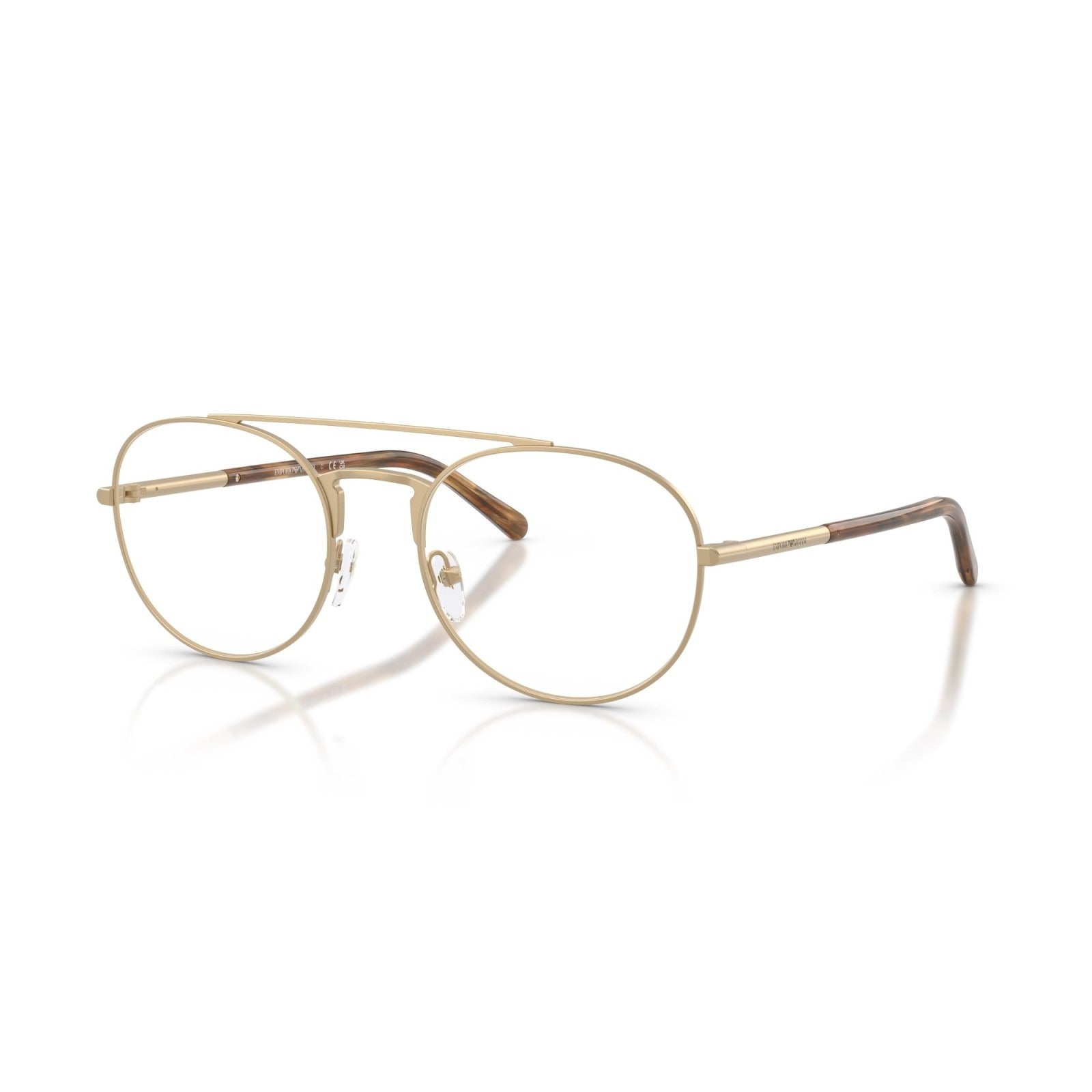 OCCHIALE DA VISTA UOMO | EMPORIO ARMANI EA 1178 - 3421 ORO PALLIDO OPACO - CALIBRO 53