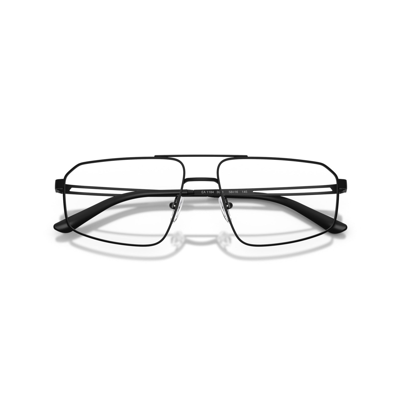 OCCHIALE DA VISTA UOMO | EMPORIO ARMANI EA 1184 - 3001 NERO OPACO - CALIBRO 58