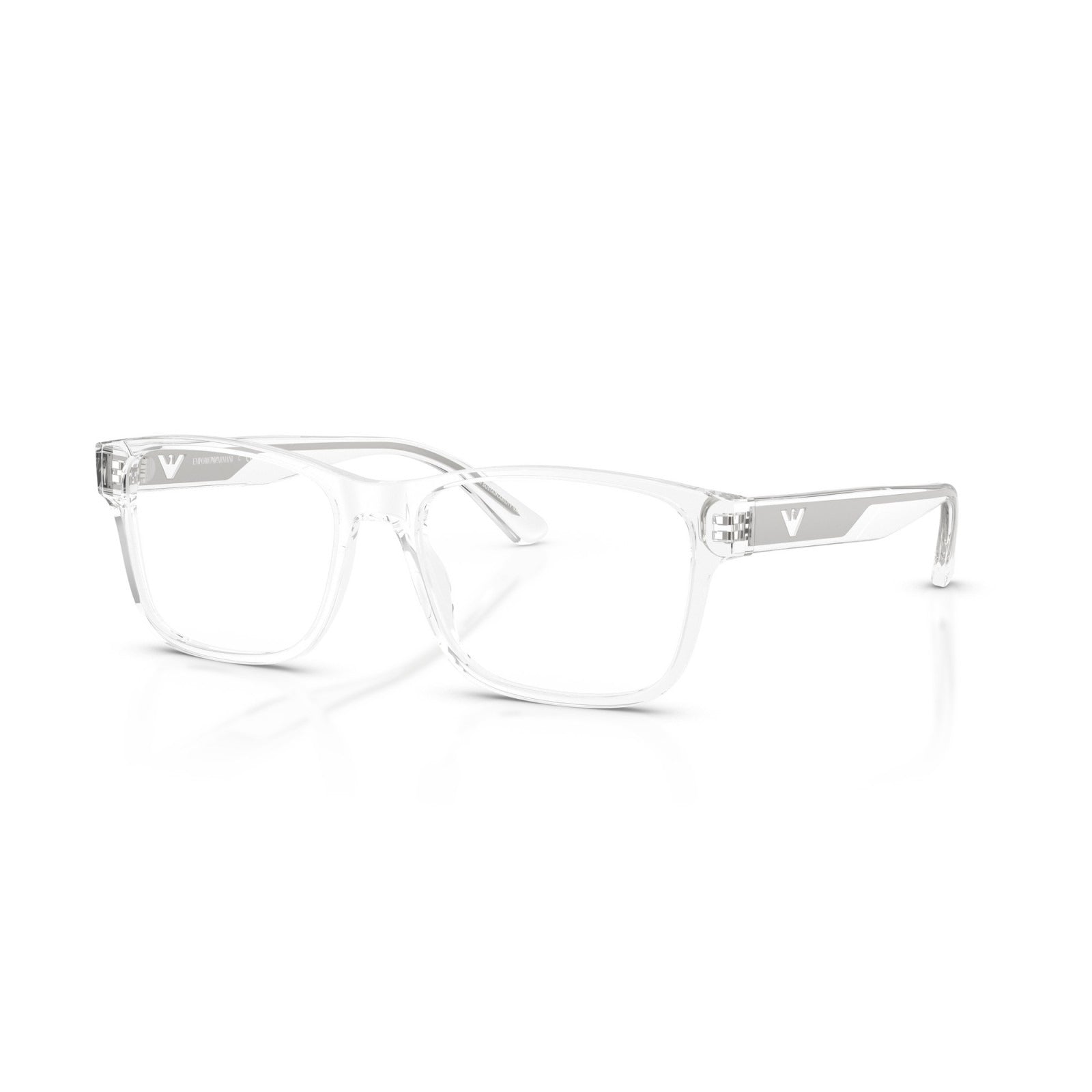 OCCHIALE DA VISTA UOMO | EMPORIO ARMANI EA 3239 - 6344 CRISTALLO LUCIDO - CALIBRO 55
