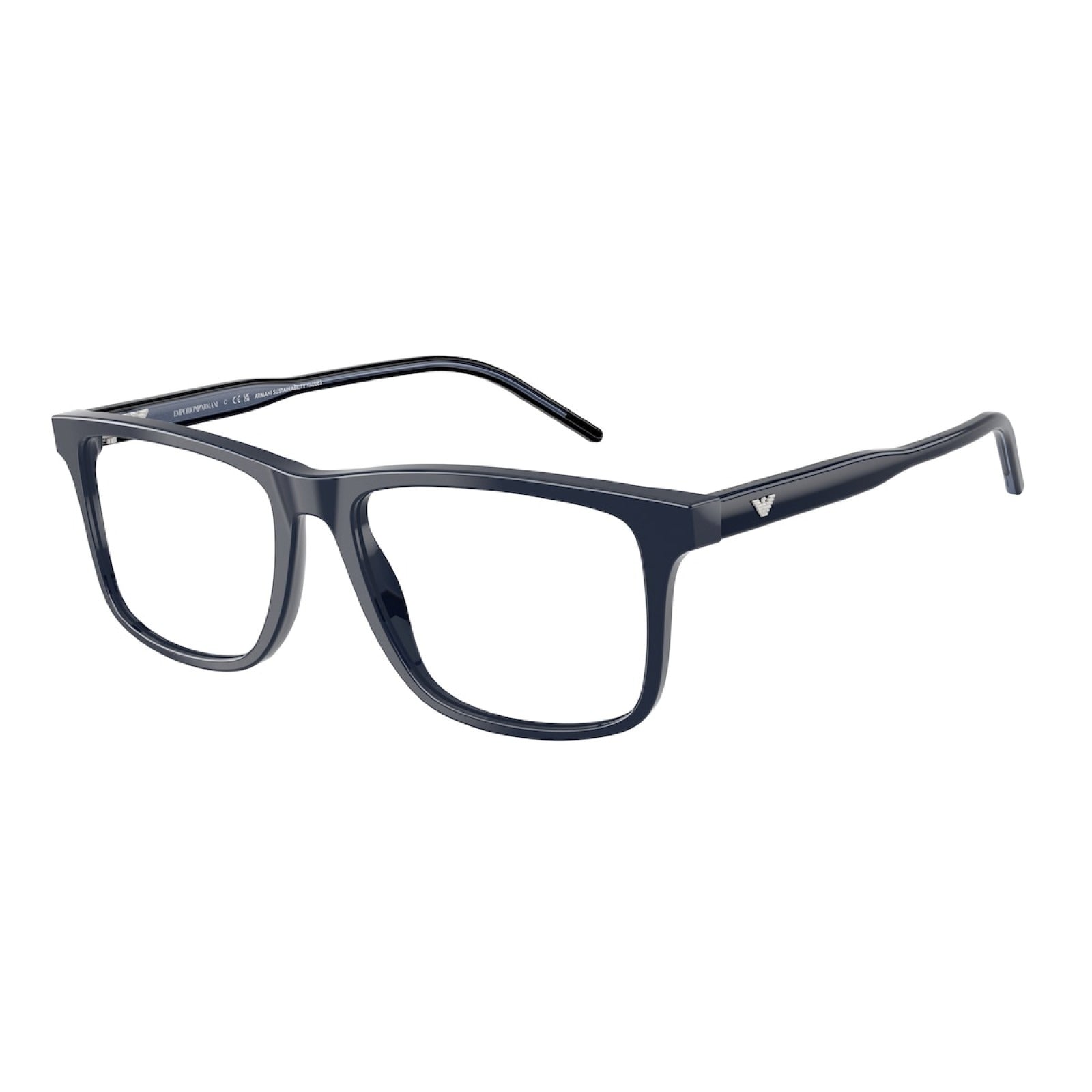 OCCHIALE DA VISTA UOMO | EMPORIO ARMANI EA 3257 - 6256 BLU BRILLANTE - CALIBRO 53