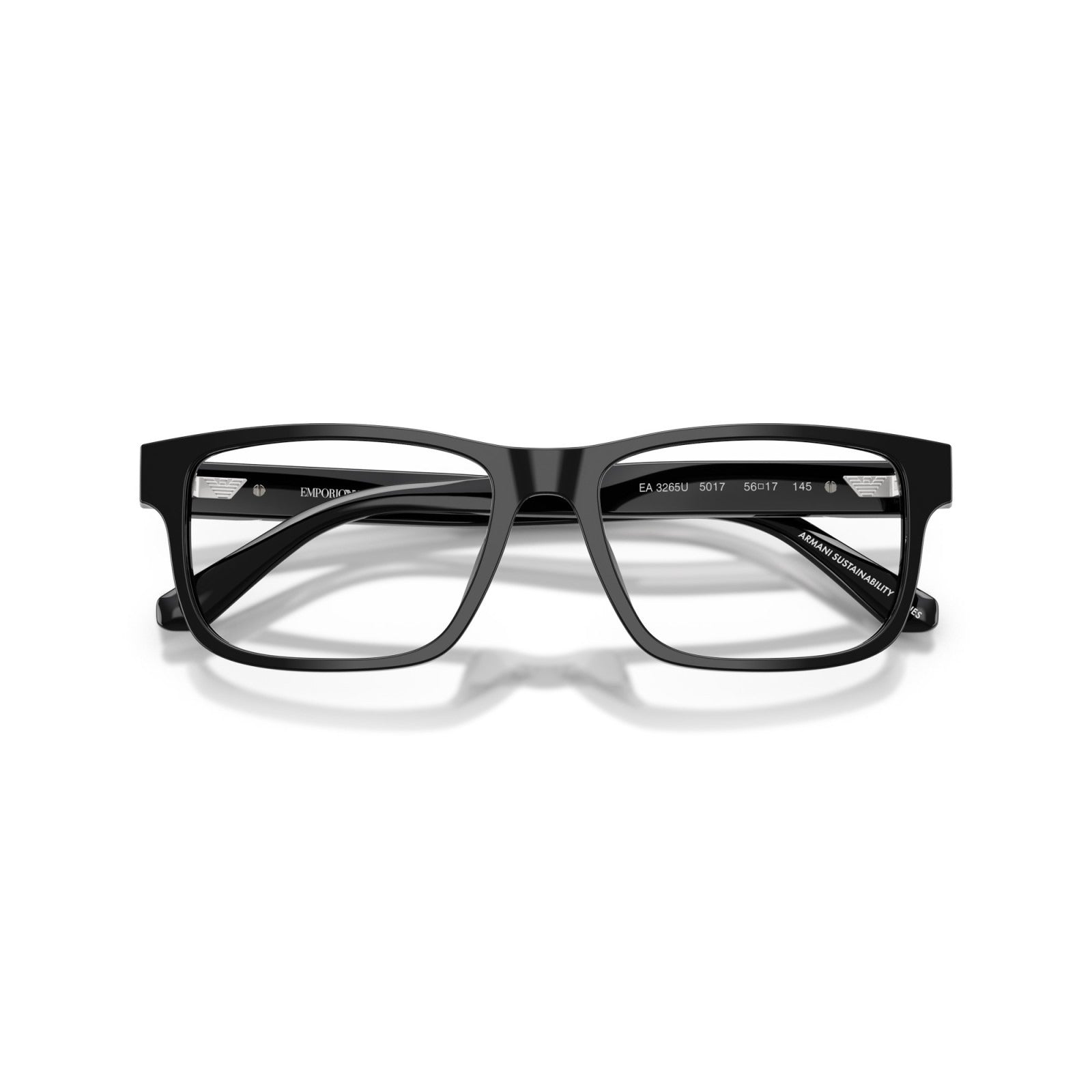 OCCHIALE DA VISTA UOMO | EMPORIO ARMANI EA 3265U - 5017 NERO LUCIDO - CALIBRO 56