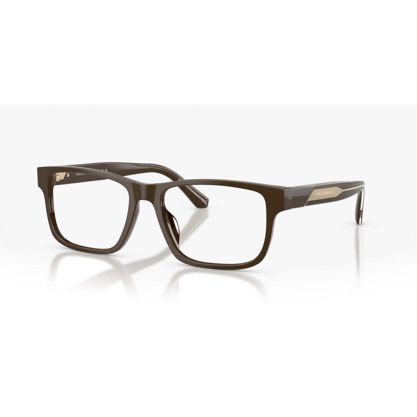 OCCHIALE DA VISTA UOMO | EMPORIO ARMANI EA 3265U - 6307 MARRONE LUCIDO - CALIBRO 54