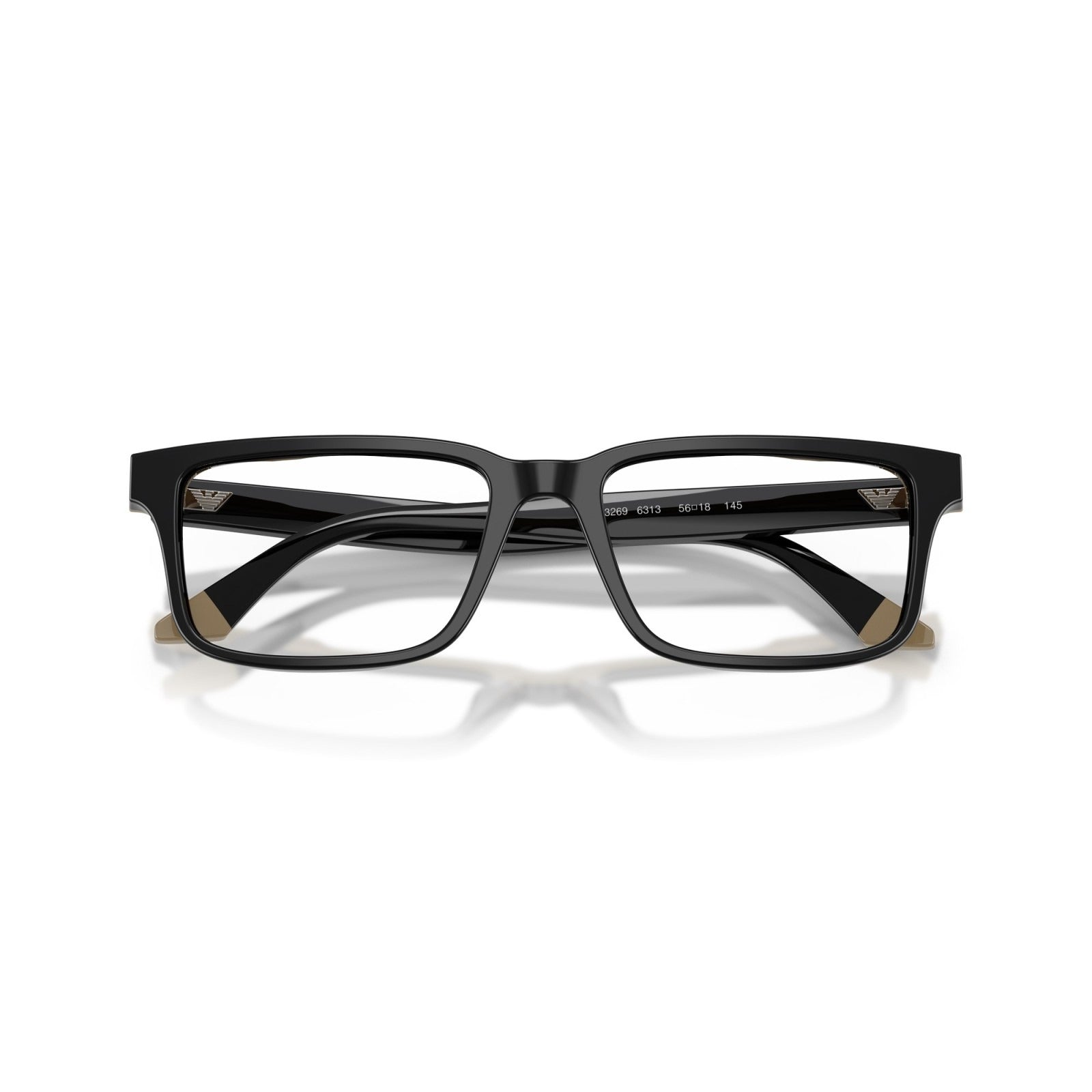 OCCHIALE DA VISTA UOMO | EMPORIO ARMANI EA 3269 - 6313 NERO/BEIGE - CALIBRO 54