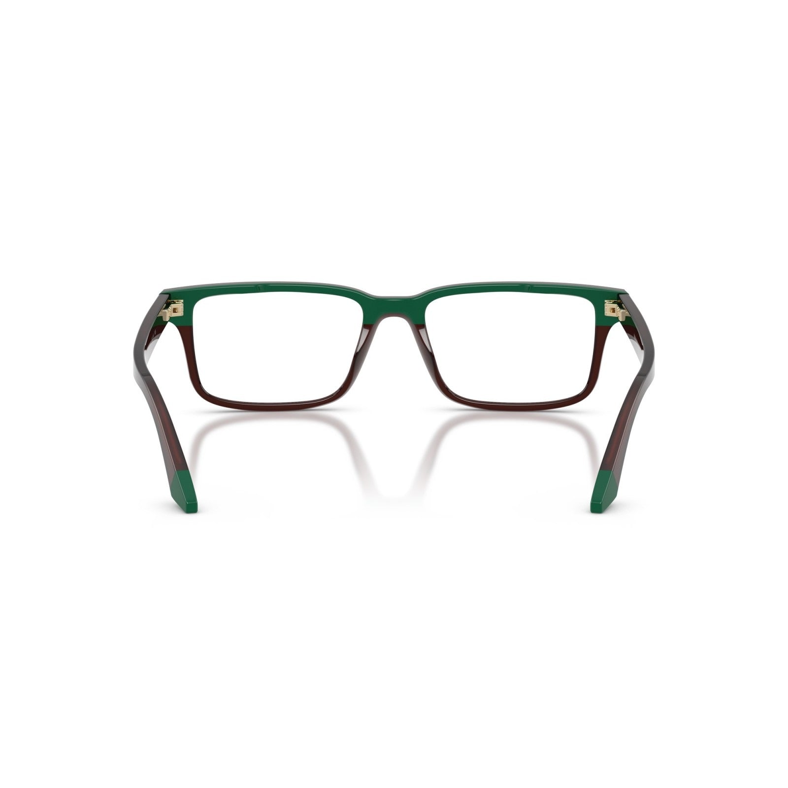 OCCHIALE DA VISTA UOMO | EMPORIO ARMANI EA 3269 - 6315 MARRONE OPALINO/VERDE - CALIBRO 54