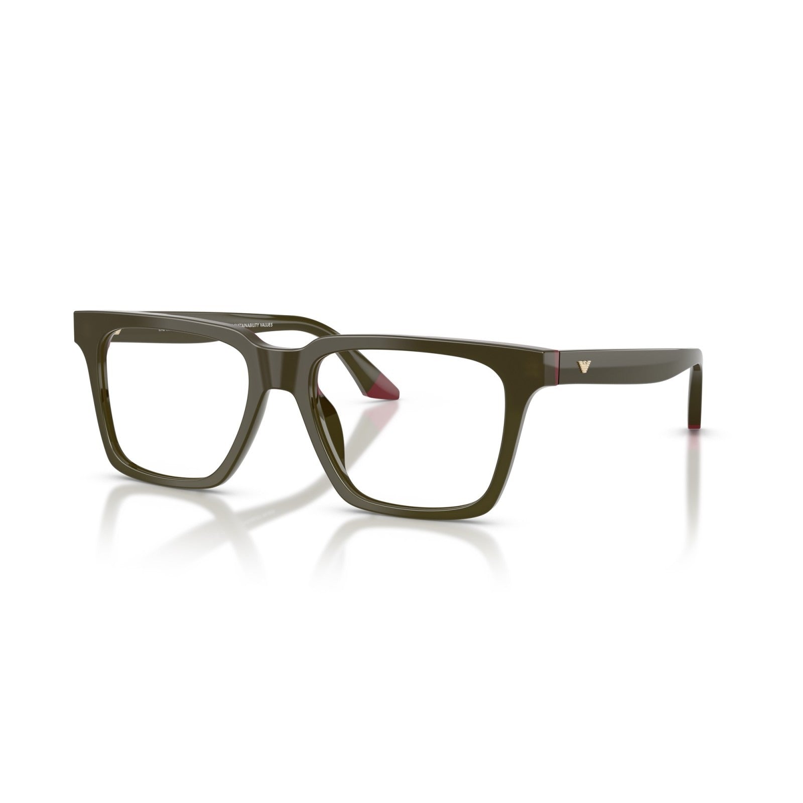 OCCHIALE DA VISTA UOMO | EMPORIO ARMANI EA 3272U - 6316 VERDE OPALINO/BORDEAUX - CALIBRO 52