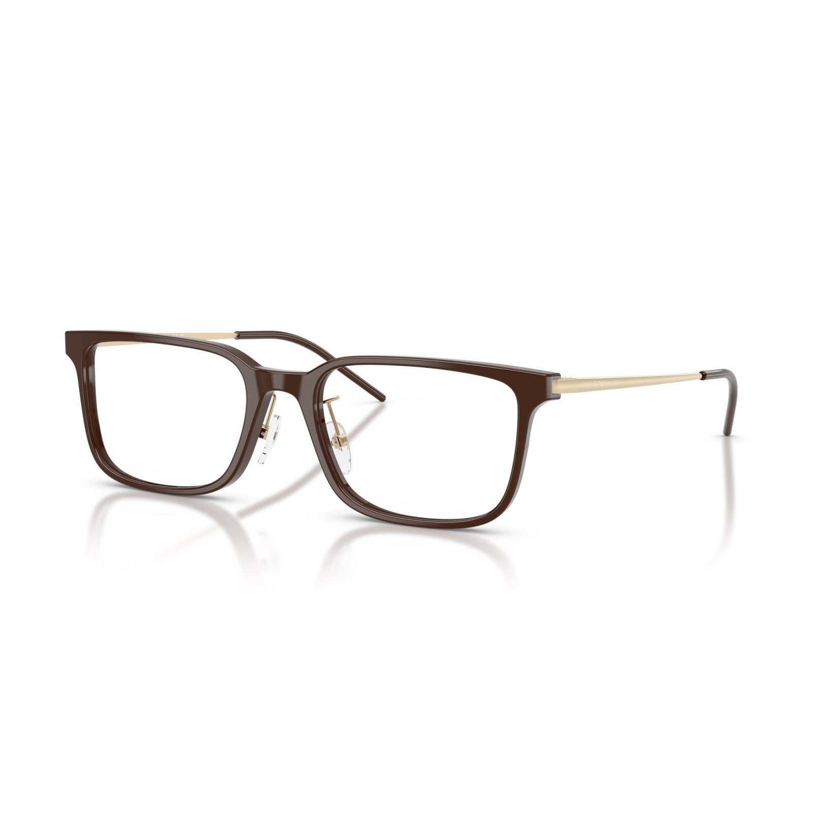 OCCHIALE DA VISTA UOMO | EMPORIO ARMANI EA 3275D - 6336 MARRONE TRASPARENTE LUCIDO - CALIBRO 56