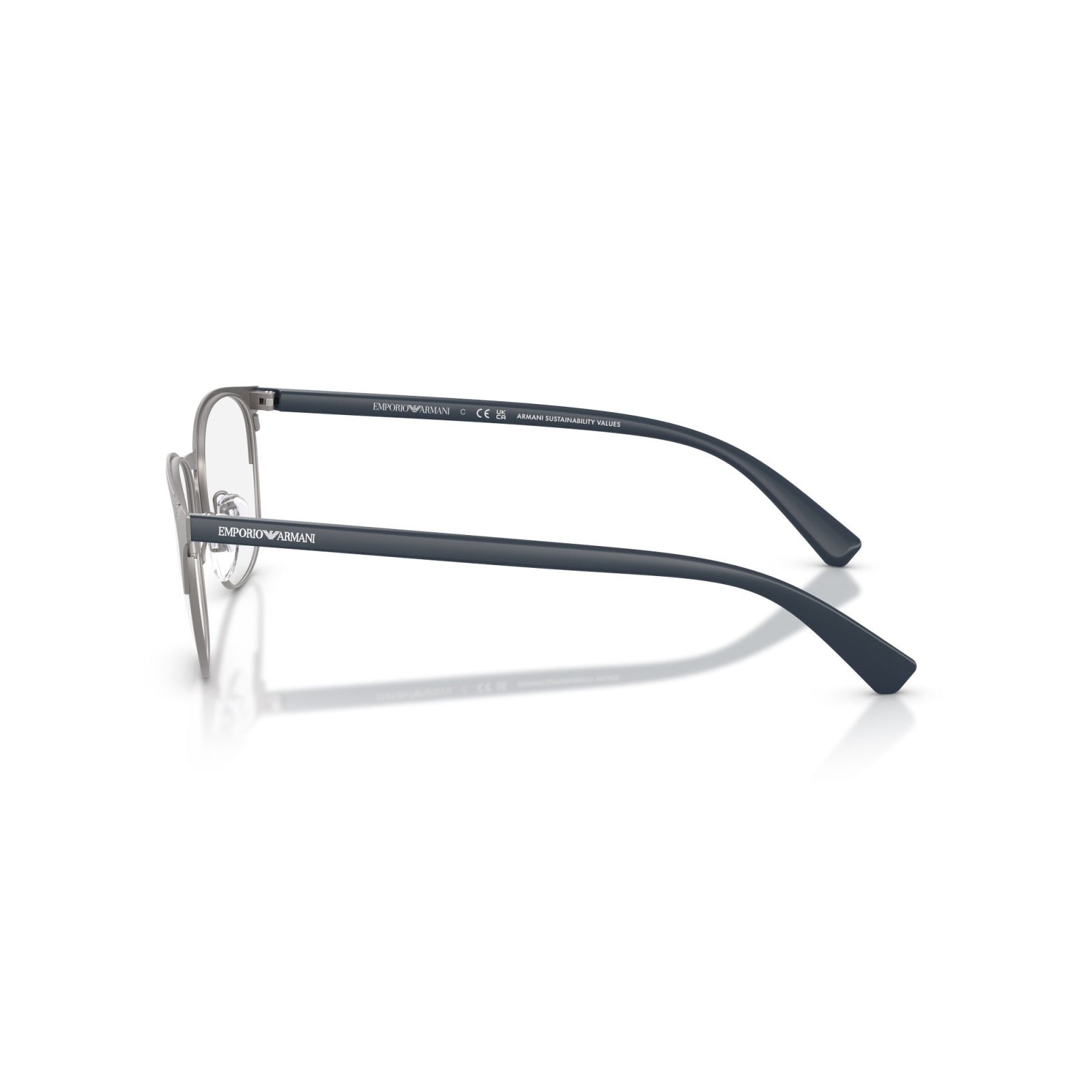 OCCHIALE DA VISTA UOMO | EMPORIO ARMANI EA 1059 - 3096 CANNA DI FUCILE OPACA - CALIBRO 53