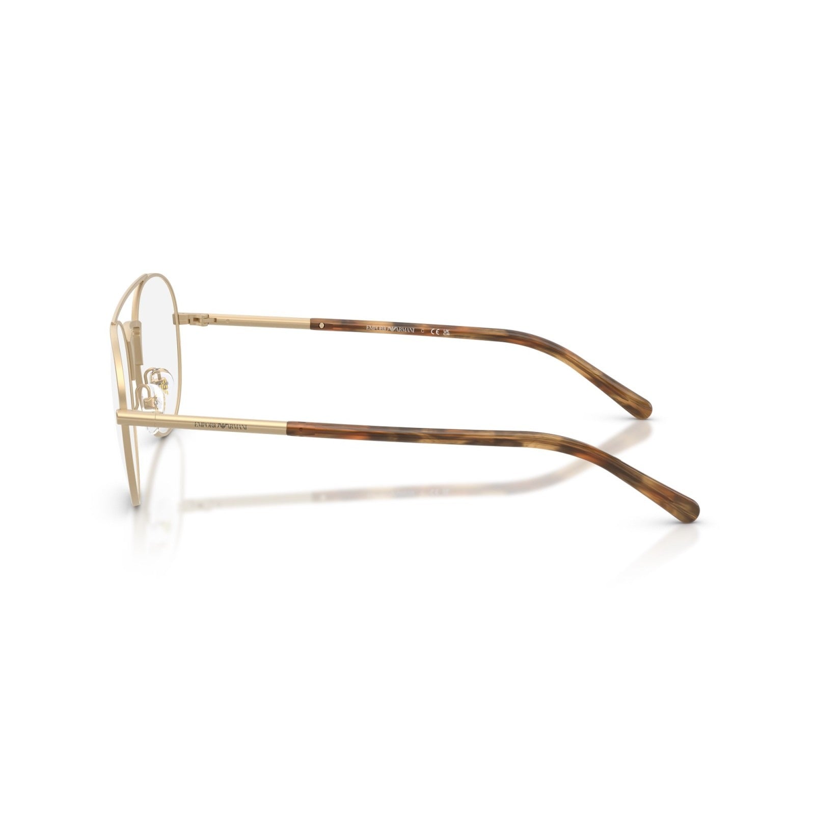 OCCHIALE DA VISTA UOMO | EMPORIO ARMANI EA 1178 - 3421 ORO PALLIDO OPACO - CALIBRO 53