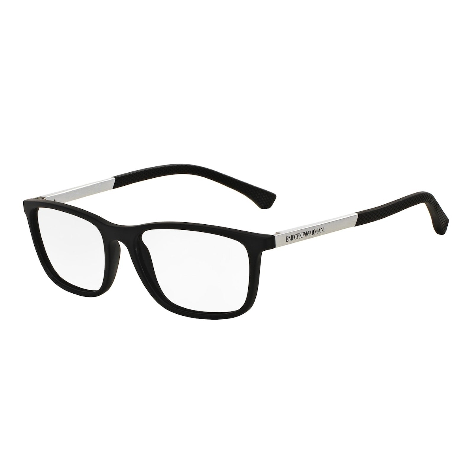 OCCHIALE DA VISTA UOMO | EMPORIO ARMANI EA 3069 - 5063 GOMMA NERA - CALIBRO 55