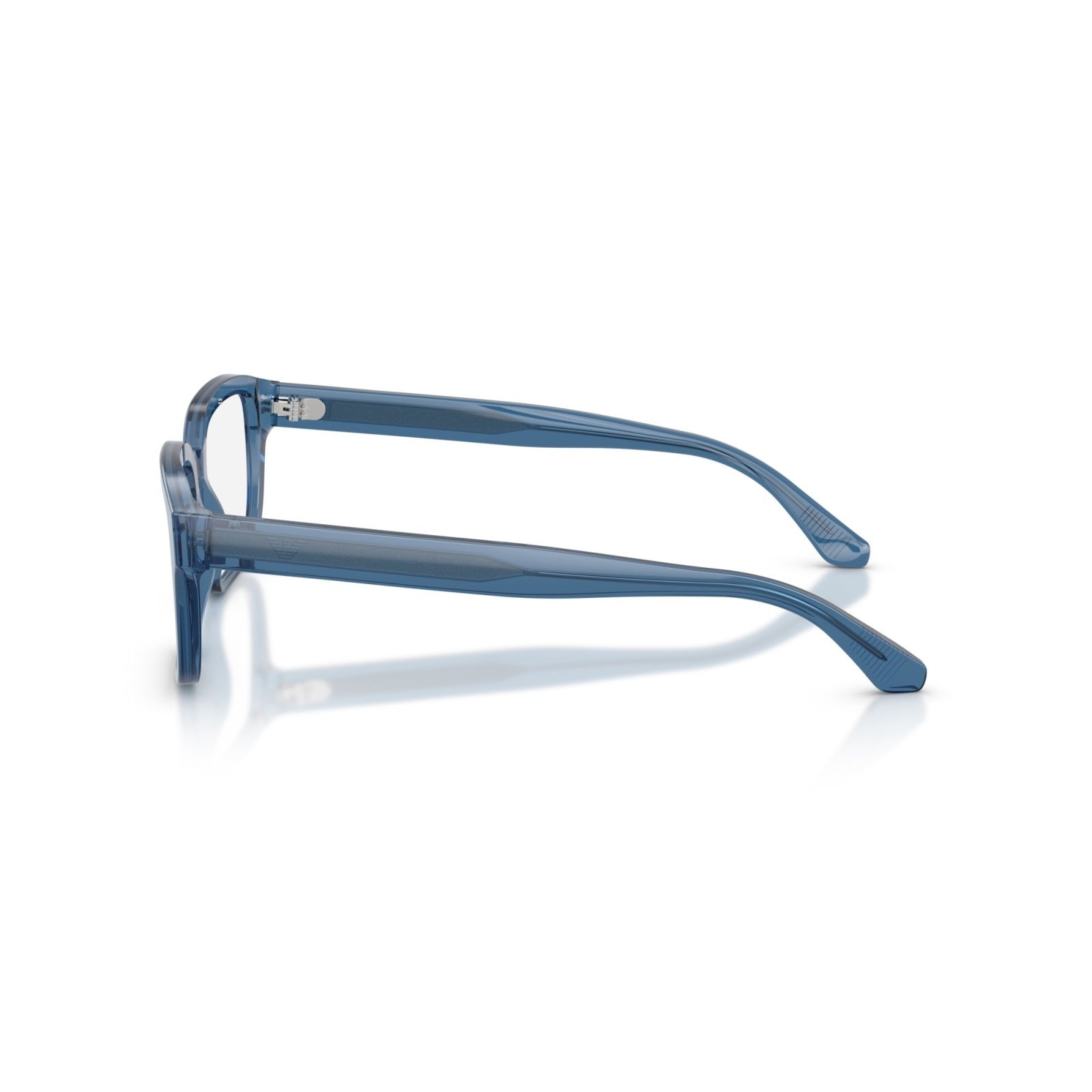 OCCHIALE DA VISTA UOMO | EMPORIO ARMANI EA 3255 - 6247 BLU TRASPARENTE LUCIDO - CALIBRO 55