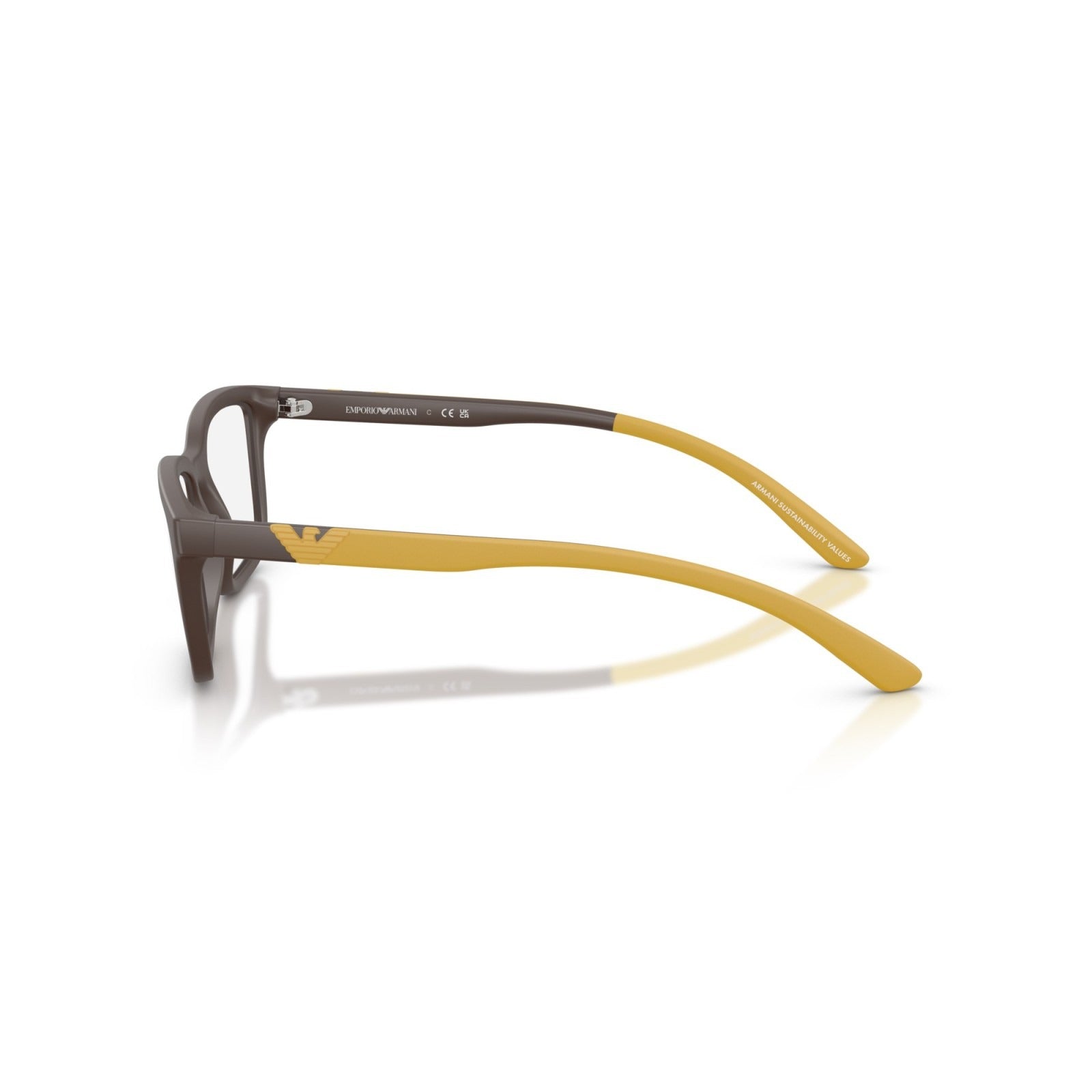 OCCHIALE DA VISTA UOMO | EMPORIO ARMANI EA 3259 - 6258 MARRONE OPACO - CALIBRO 54