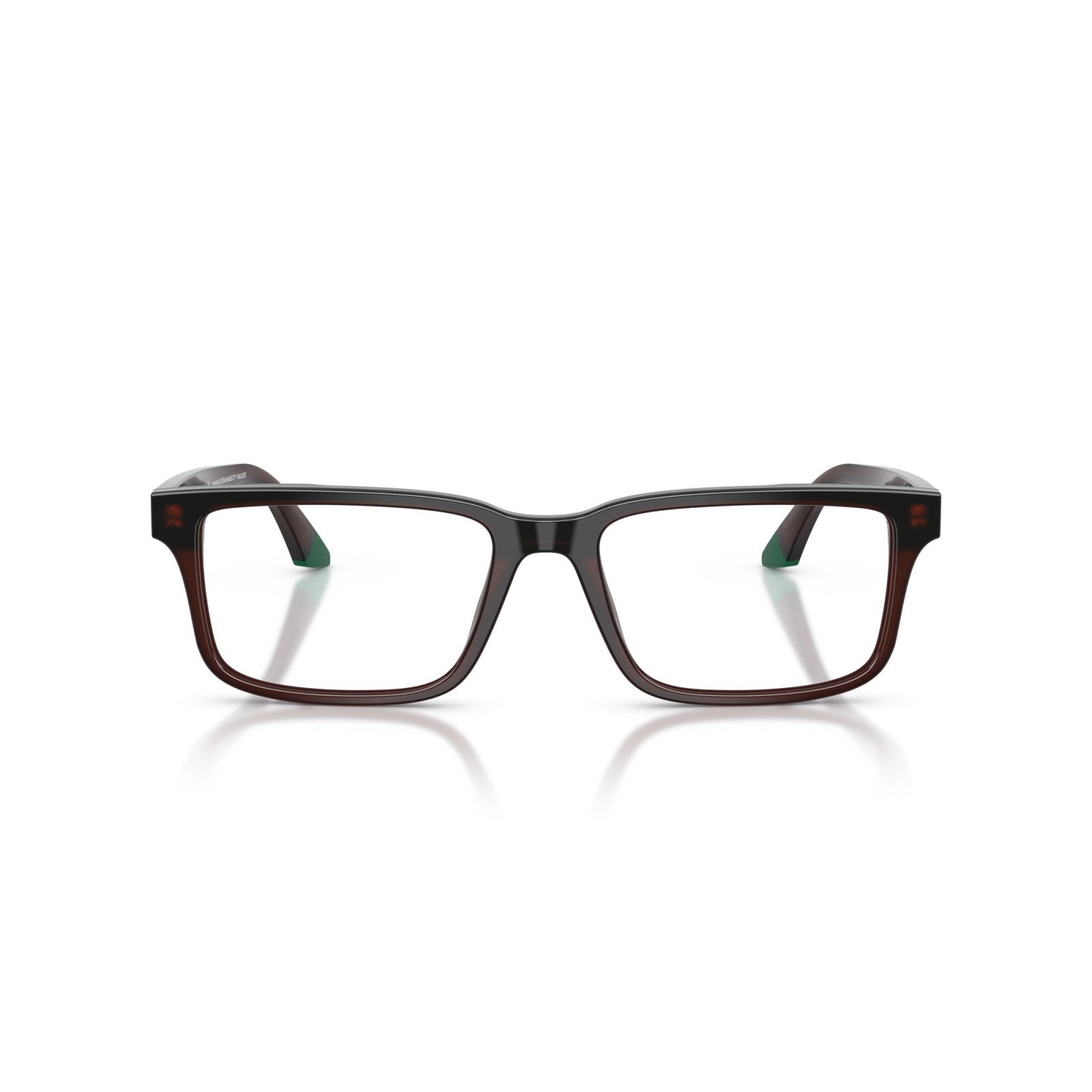 OCCHIALE DA VISTA UOMO | EMPORIO ARMANI EA 3269 - 6315 MARRONE OPALINO/VERDE - CALIBRO 54
