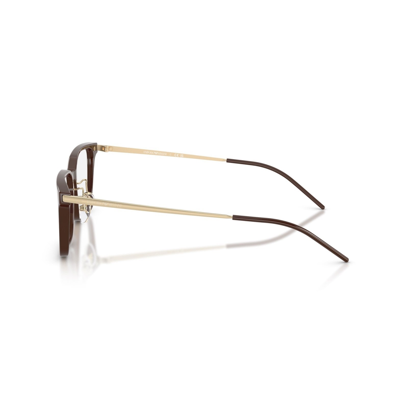 OCCHIALE DA VISTA UOMO | EMPORIO ARMANI EA 3275D - 6336 MARRONE TRASPARENTE LUCIDO - CALIBRO 56