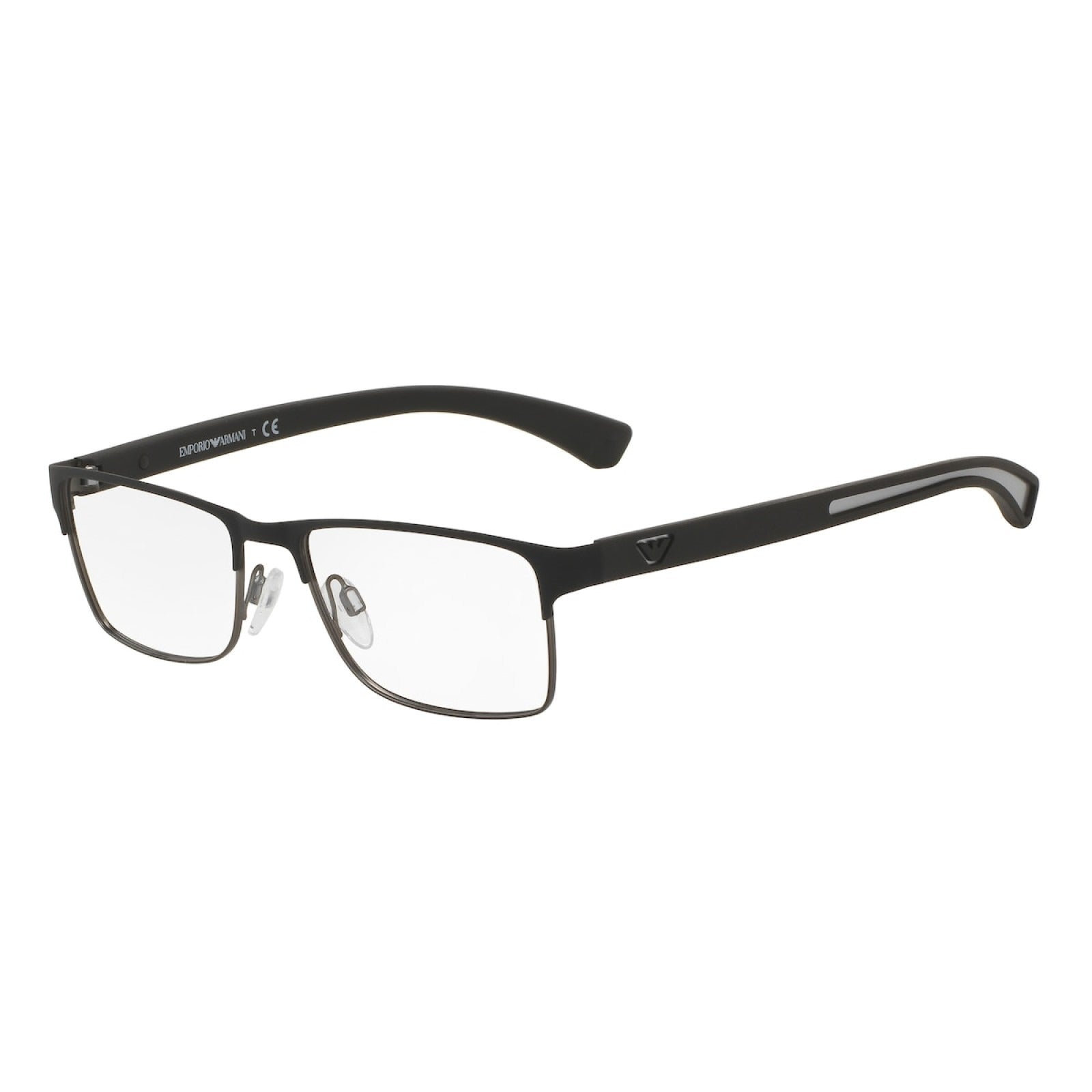 OCCHIALE DA VISTA UOMO | EMPORIO ARMANI EA 1052 - 3094 GOMMA NERA / CANNA DI FUCILE OPACA - CALIBRO 53