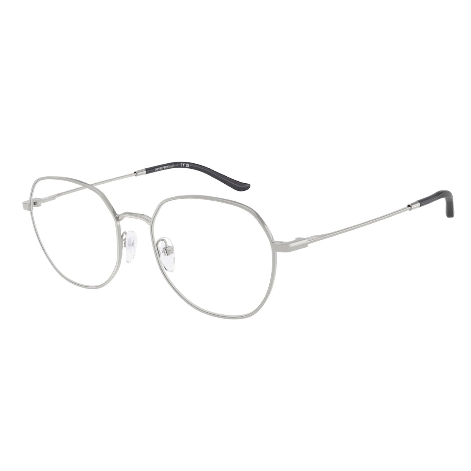OCCHIALE DA VISTA UOMO | EMPORIO ARMANI EA 1174D - 3015 ARGENTO LUCIDO - CALIBRO 54