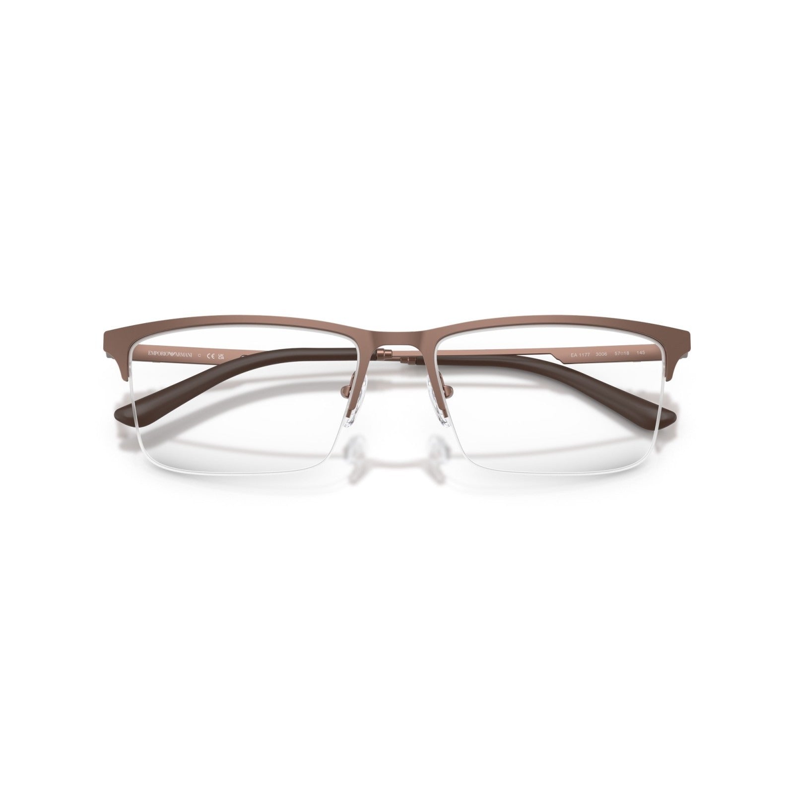 OCCHIALE DA VISTA UOMO | EMPORIO ARMANI EA 1177 - 3006 BRONZO OPACO - CALIBRO 55