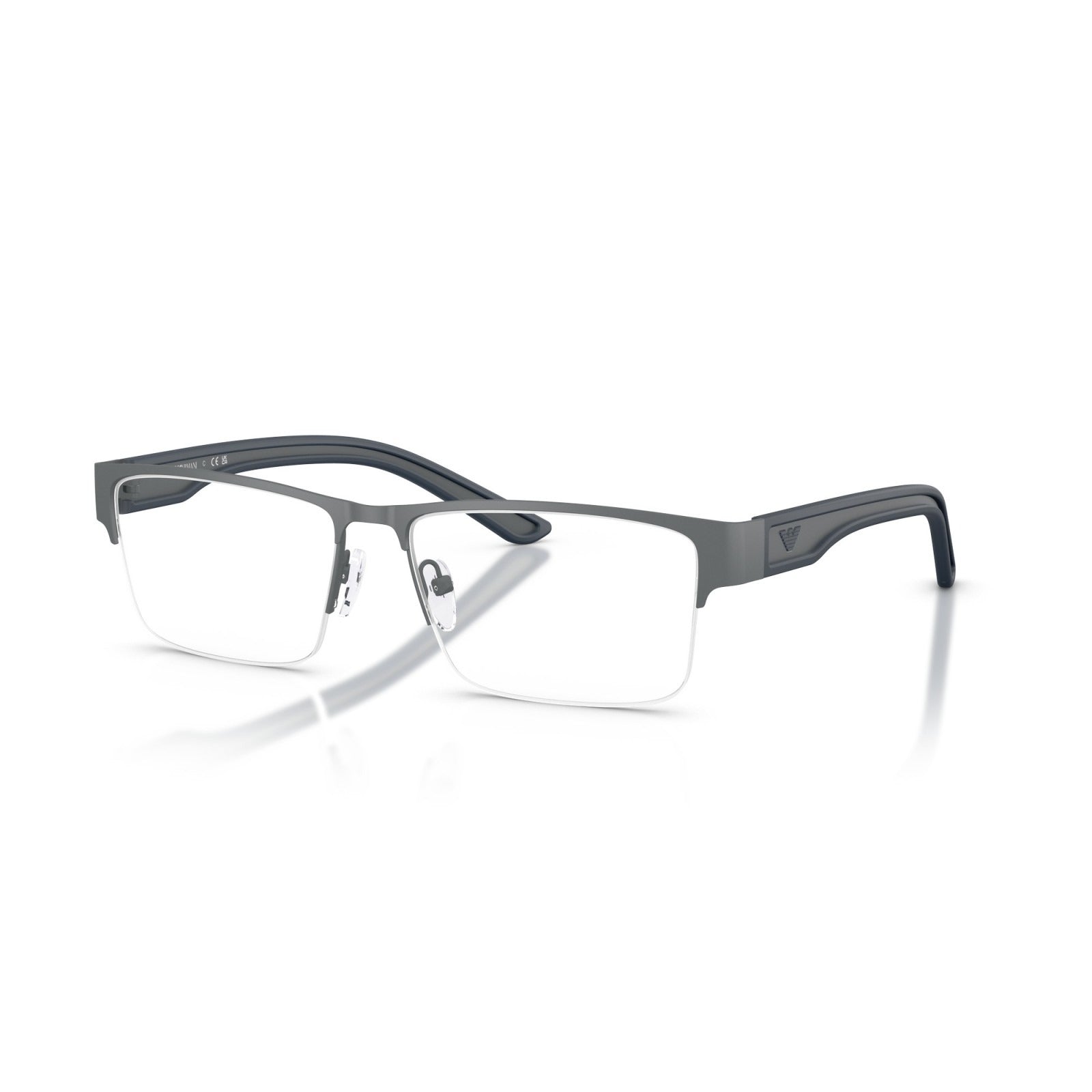 OCCHIALE DA VISTA UOMO | EMPORIO ARMANI EA 1182 - 3010 GRIGIO GOMMATO - CALIBRO 57