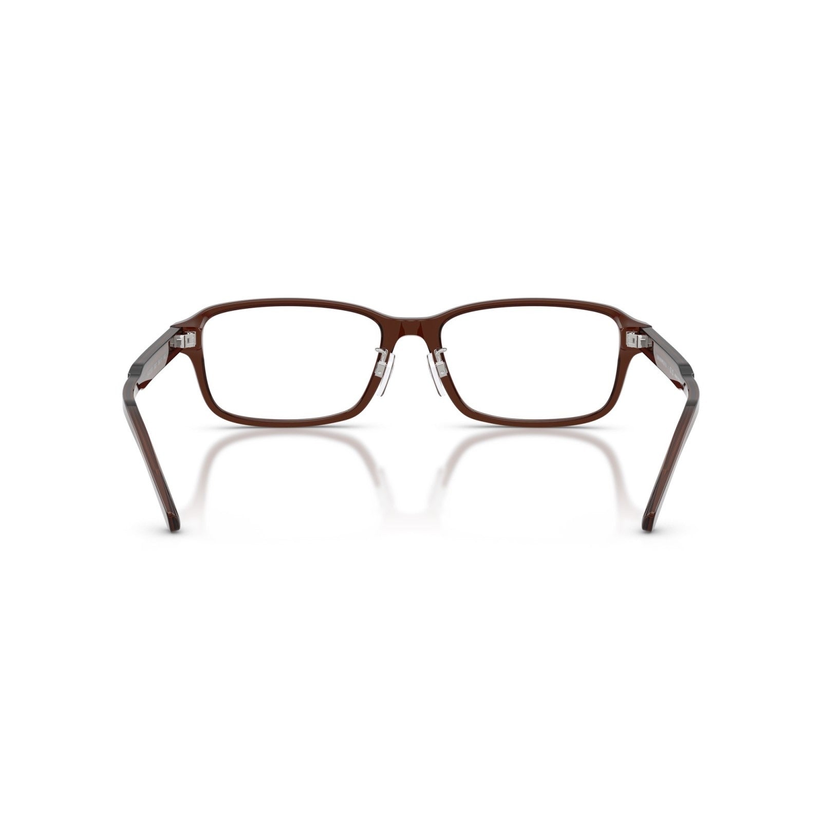 OCCHIALE DA VISTA UOMO | EMPORIO ARMANI EA 3215D - 5307 MARRONE TRASPARENTE LUCIDO - CALIBRO 56