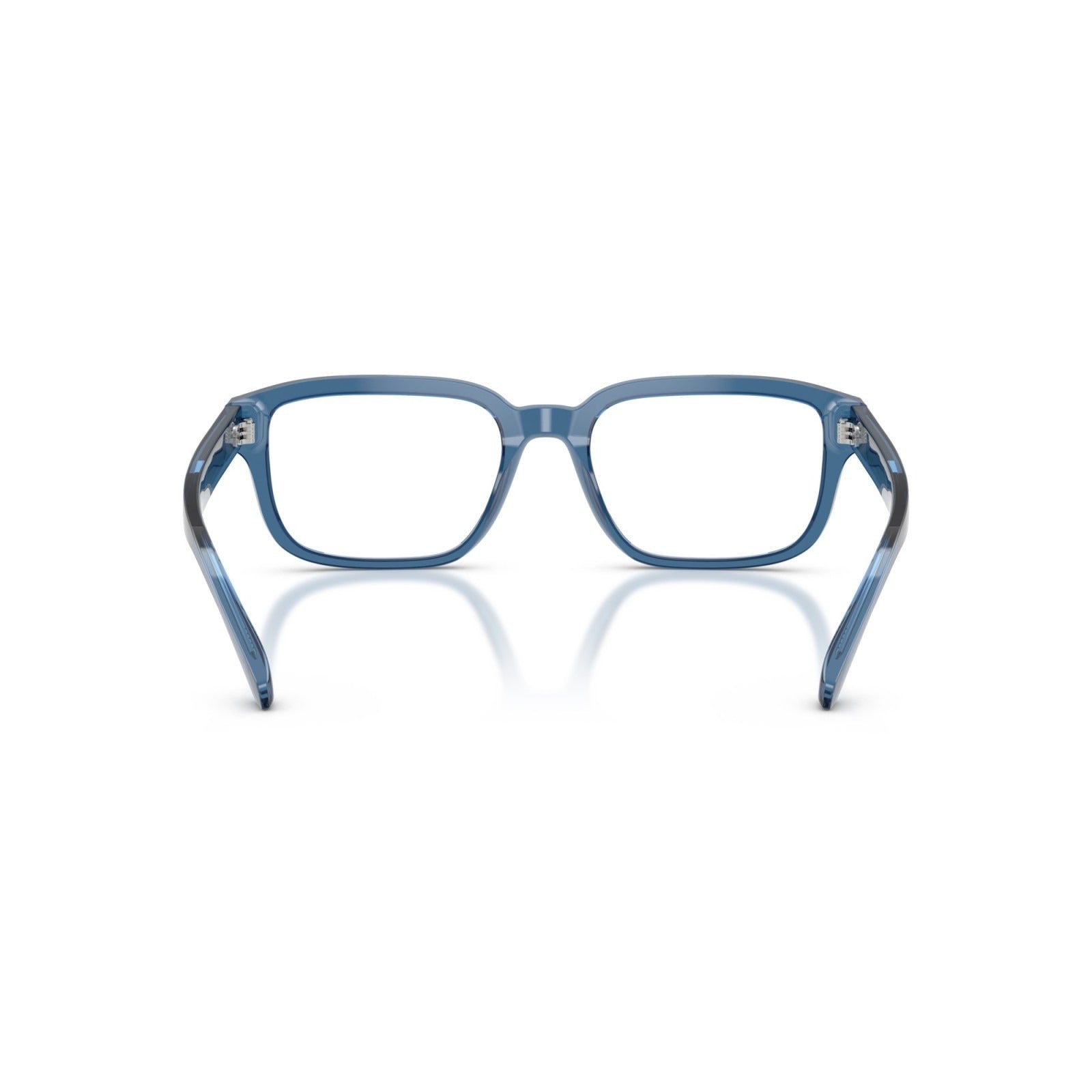 OCCHIALE DA VISTA UOMO | EMPORIO ARMANI EA 3255 - 6247 BLU TRASPARENTE LUCIDO - CALIBRO 55