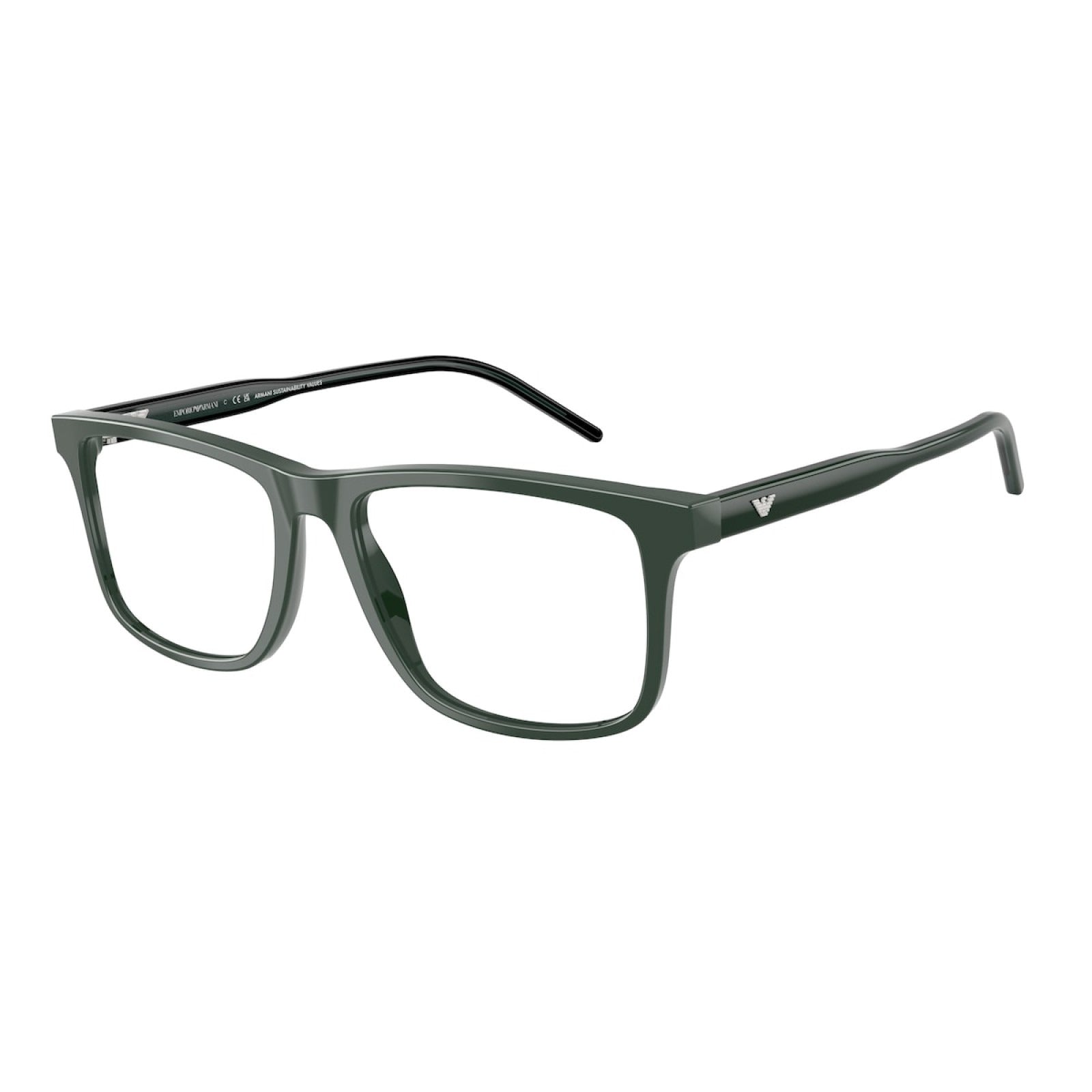 OCCHIALE DA VISTA UOMO | EMPORIO ARMANI EA 3257 - 6257 VERDE BRILLANTE - CALIBRO 55