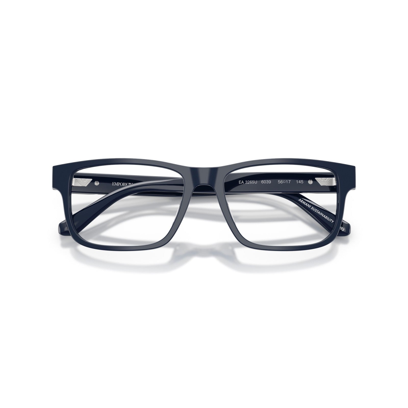 OCCHIALE DA VISTA UOMO | EMPORIO ARMANI EA 3265U - 6039 BLU BRILLANTE - CALIBRO 54