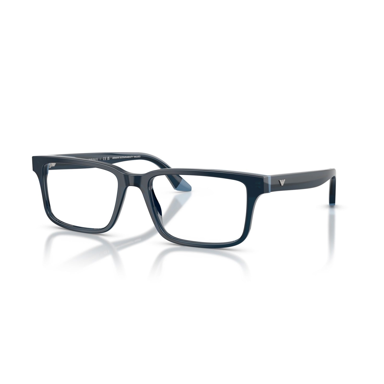 OCCHIALE DA VISTA UOMO | EMPORIO ARMANI EA 3269 - 6317 BLU OPALINO - CALIBRO 54