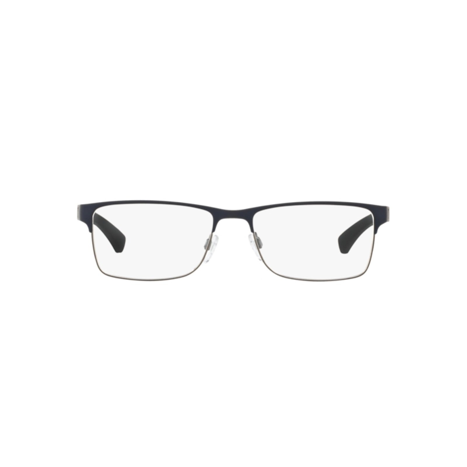 OCCHIALE DA VISTA UOMO | EMPORIO ARMANI EA 1052 - 3155 GOMMA BLU / CANNA DI FUCILE OPACA - CALIBRO 55