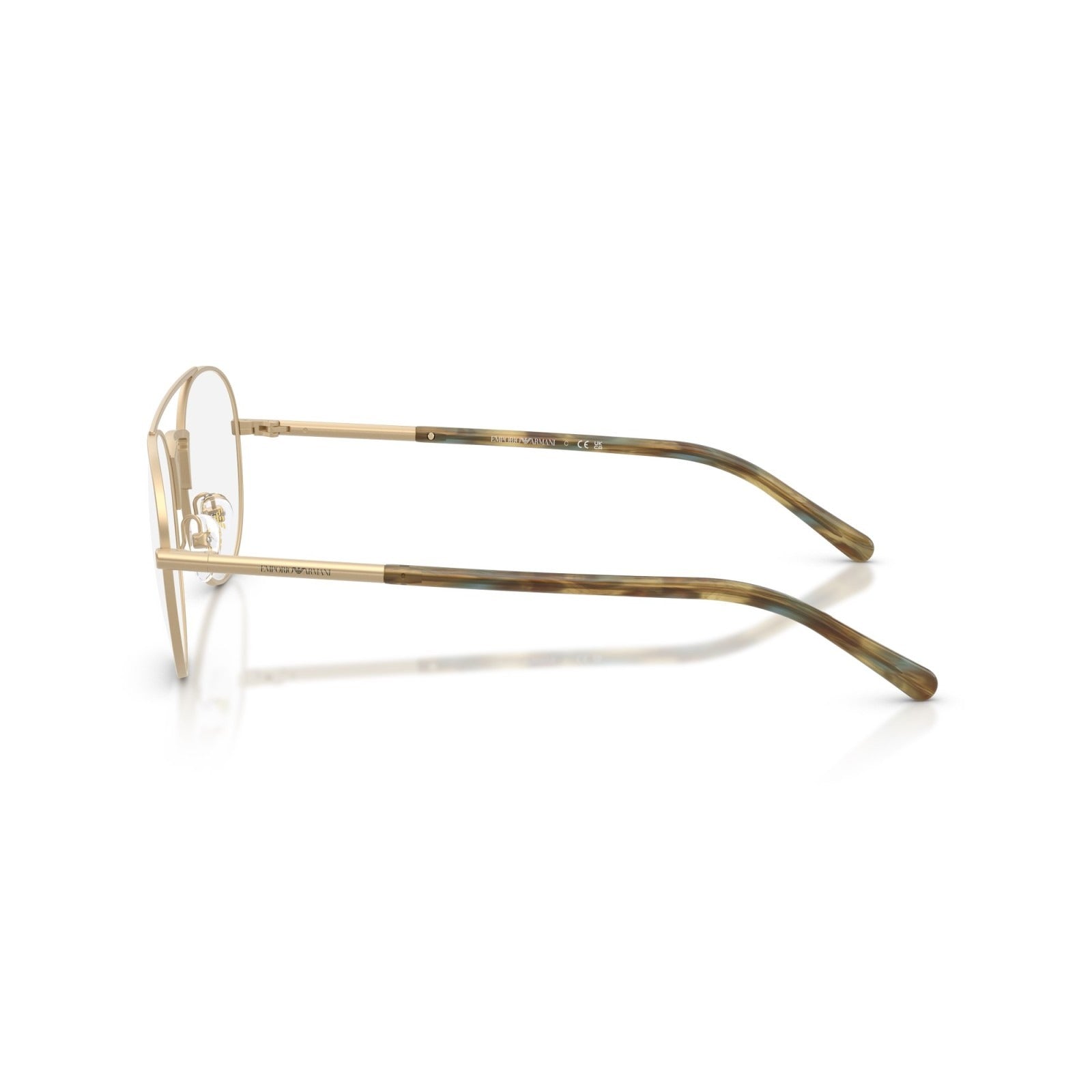 OCCHIALE DA VISTA UOMO | EMPORIO ARMANI EA 1178 - 3422 ORO PALLIDO OPACO - CALIBRO 53