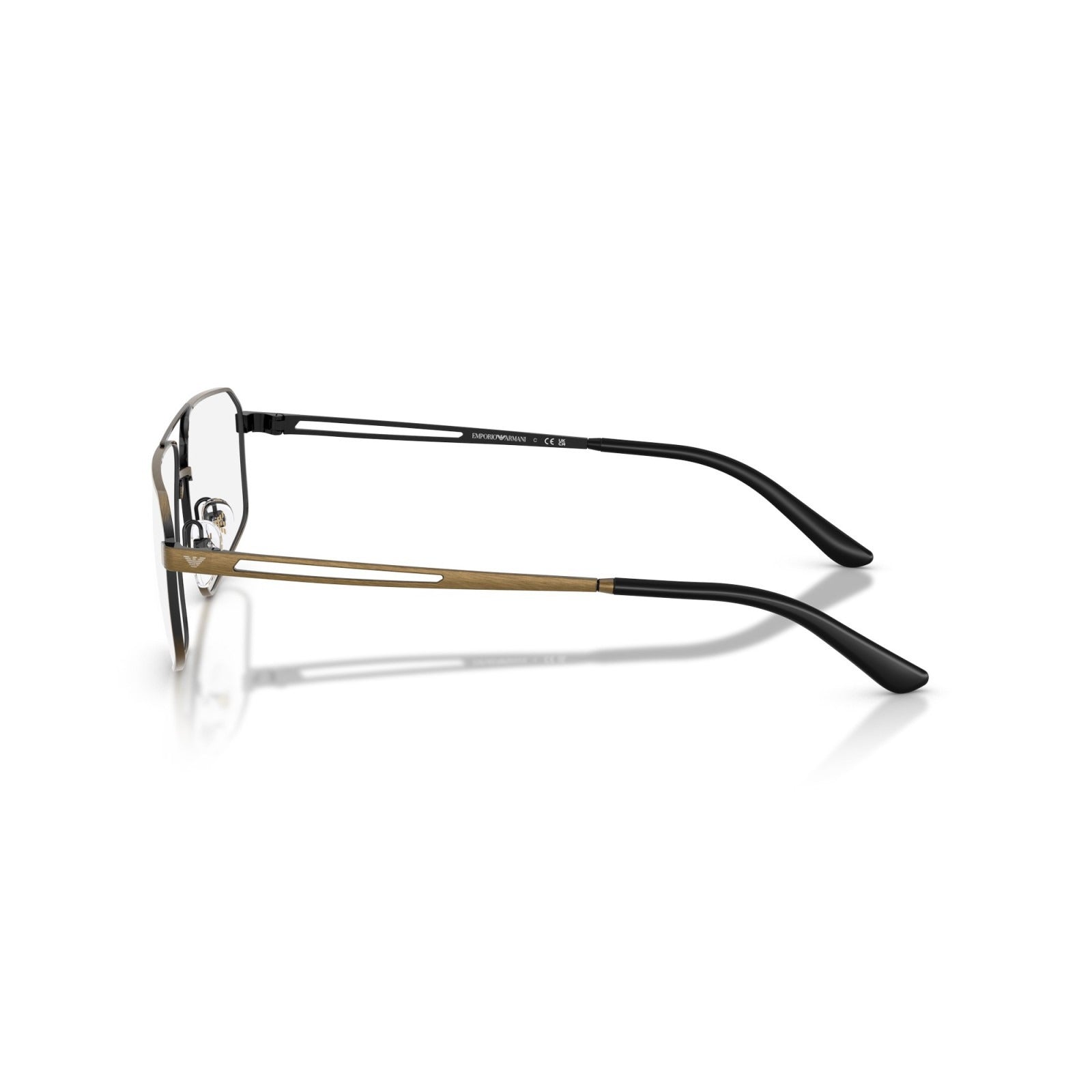 OCCHIALE DA VISTA UOMO | EMPORIO ARMANI EA 1184 - 3270 ORO ANTICO SPAZZOLATO - CALIBRO 58