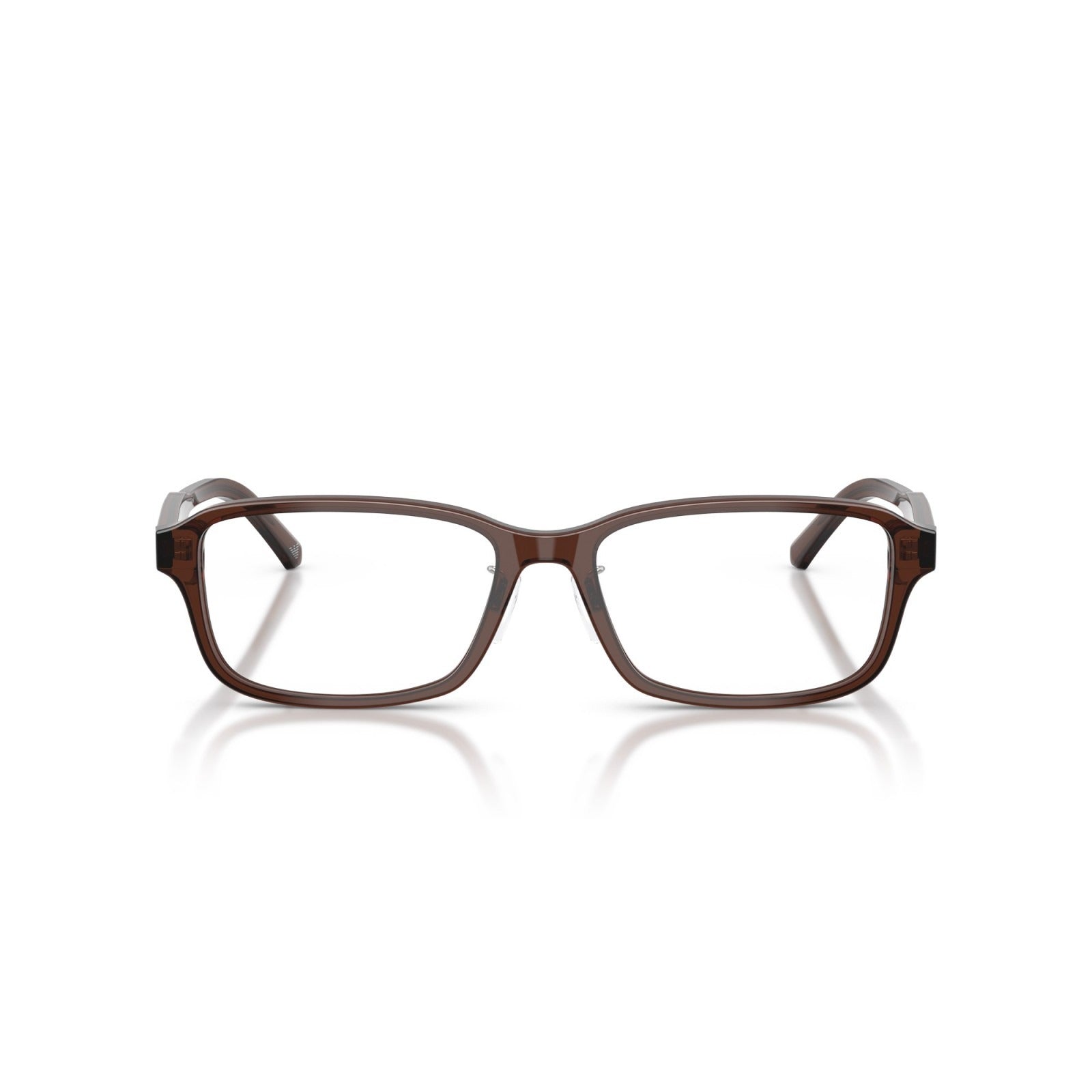 OCCHIALE DA VISTA UOMO | EMPORIO ARMANI EA 3215D - 5307 MARRONE TRASPARENTE LUCIDO - CALIBRO 56