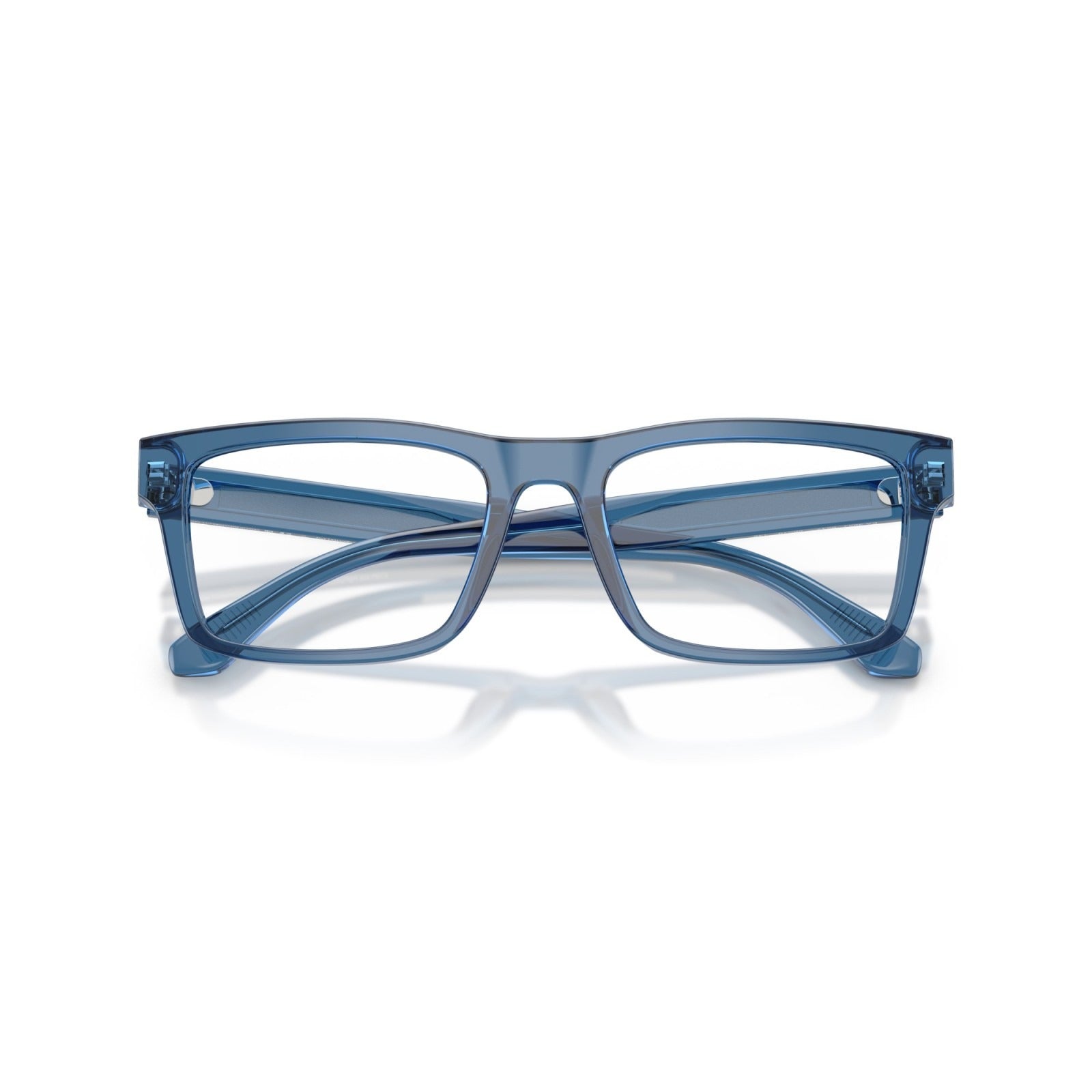 OCCHIALE DA VISTA UOMO | EMPORIO ARMANI EA 3254 - 6247 BLU TRASPARENTE LUCIDO - CALIBRO 54