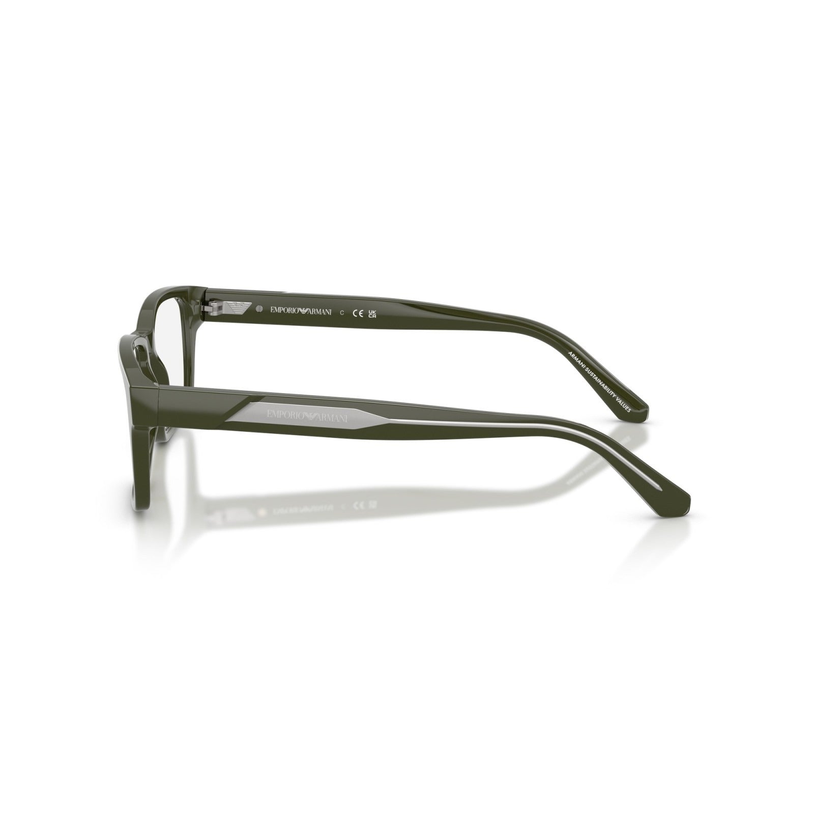 OCCHIALE DA VISTA UOMO | EMPORIO ARMANI EA 3271 - 6321 VERDE BRILLANTE - CALIBRO 54
