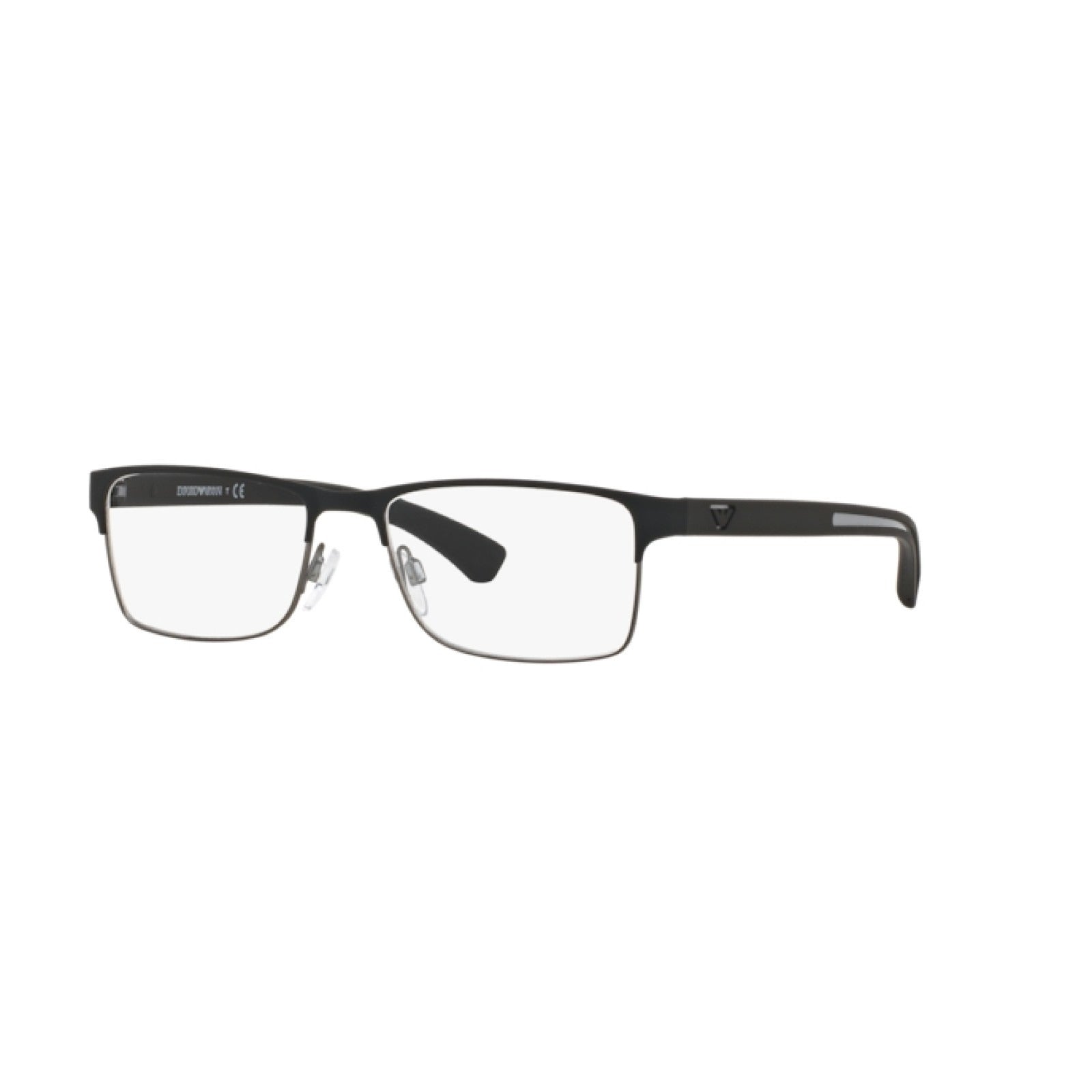 OCCHIALE DA VISTA UOMO | EMPORIO ARMANI EA 1052 - 3094 GOMMA NERA / CANNA DI FUCILE OPACA - CALIBRO 53