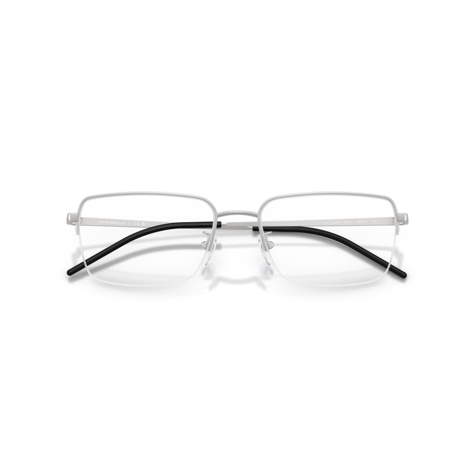 OCCHIALE DA VISTA UOMO | EMPORIO ARMANI EA 1180D - 3015 ARGENTO OPACO - CALIBRO 56