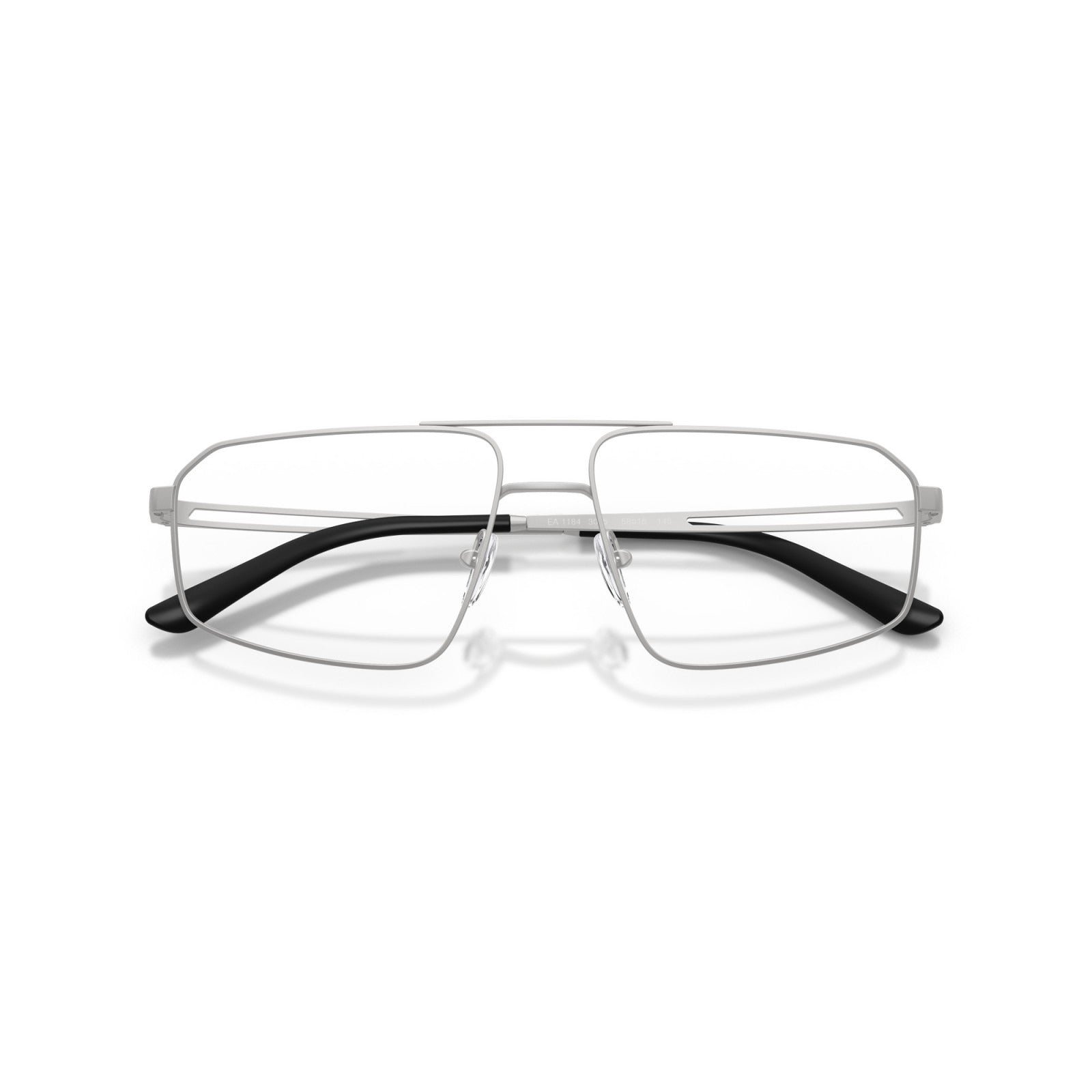 OCCHIALE DA VISTA UOMO | EMPORIO ARMANI EA 1184 - 3045 ARGENTO OPACO - CALIBRO 56