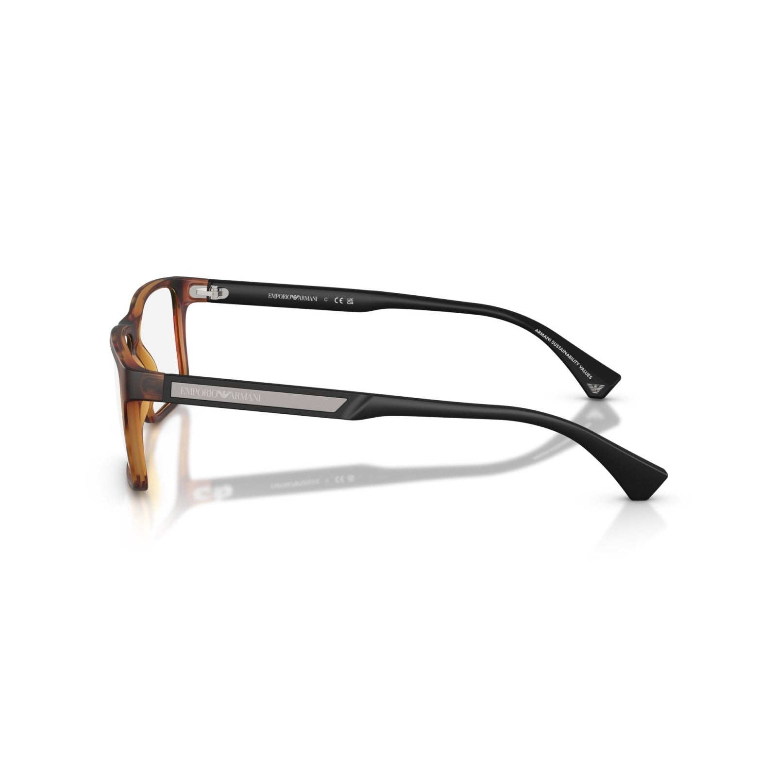 OCCHIALE DA VISTA UOMO | EMPORIO ARMANI EA 3038 - 5002 AVANA OPACO - CALIBRO 56