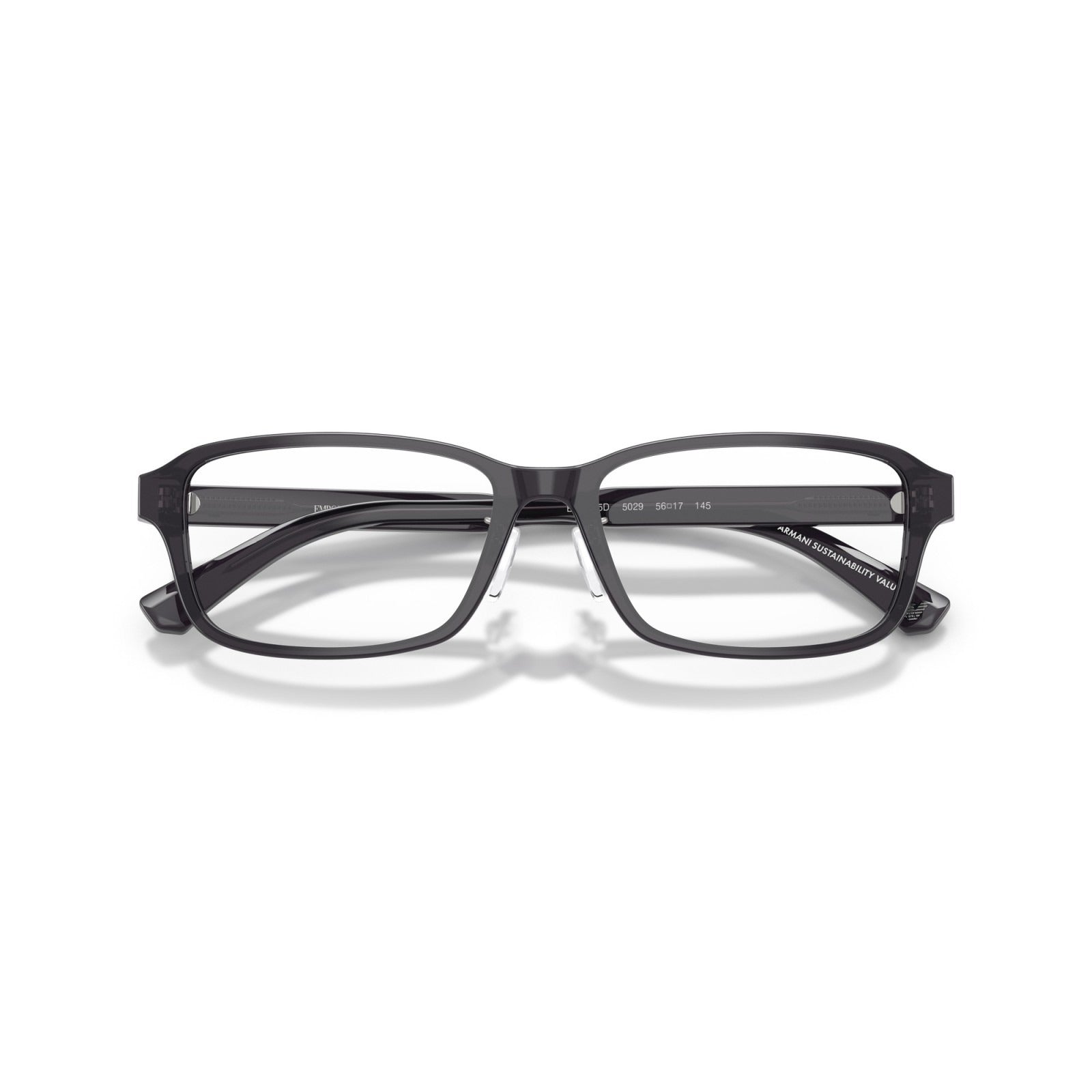 OCCHIALE DA VISTA UOMO | EMPORIO ARMANI EA 3215D - 5029 GRIGIO TRASPARENTE LUCIDO - CALIBRO 56