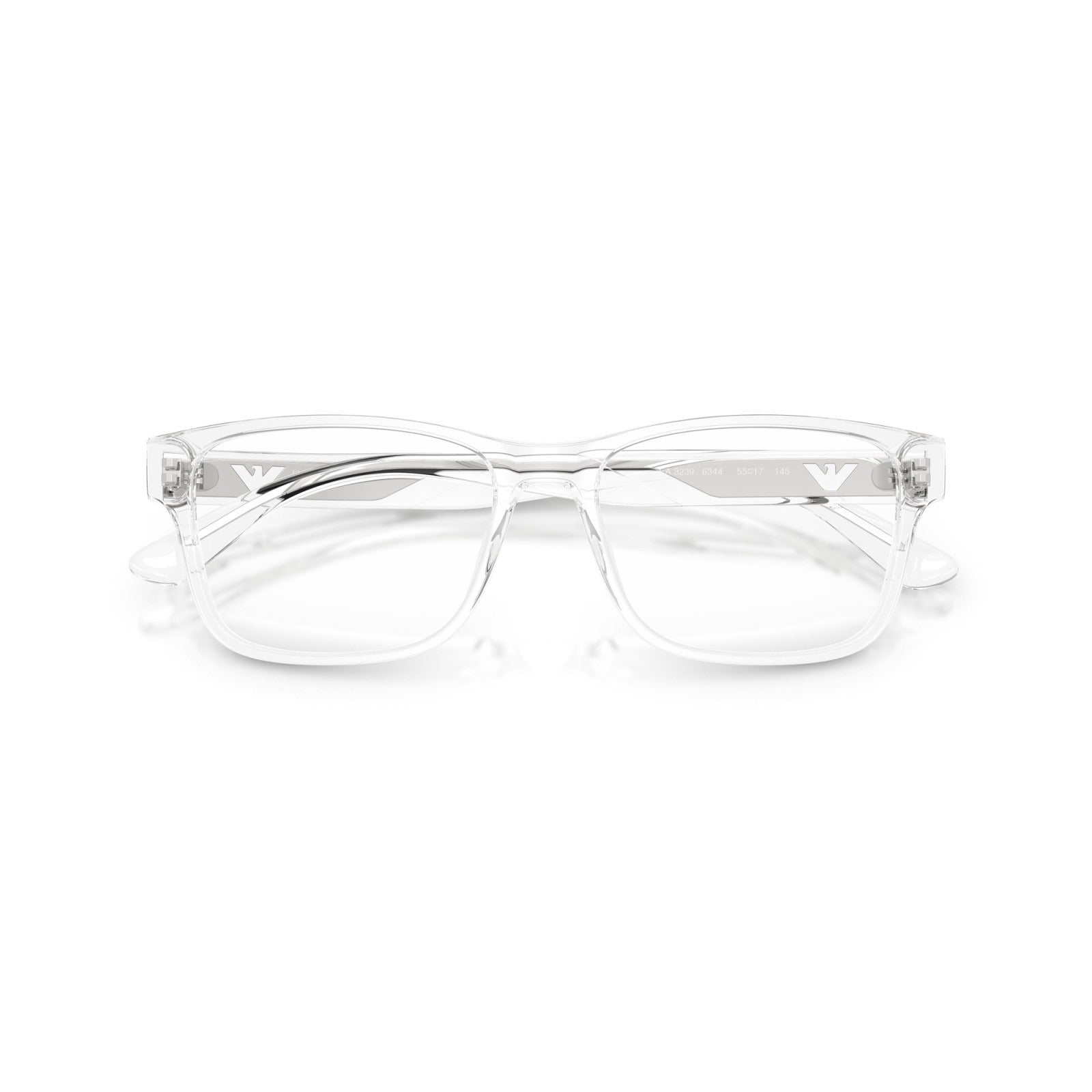 OCCHIALE DA VISTA UOMO | EMPORIO ARMANI EA 3239 - 6344 CRISTALLO LUCIDO - CALIBRO 55