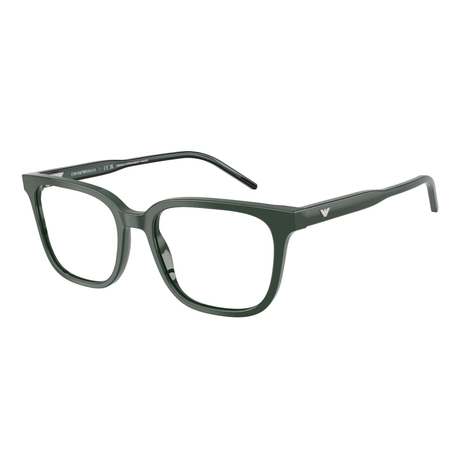 OCCHIALE DA VISTA UOMO | EMPORIO ARMANI EA 3258 - 6257 VERDE BRILLANTE - CALIBRO 54