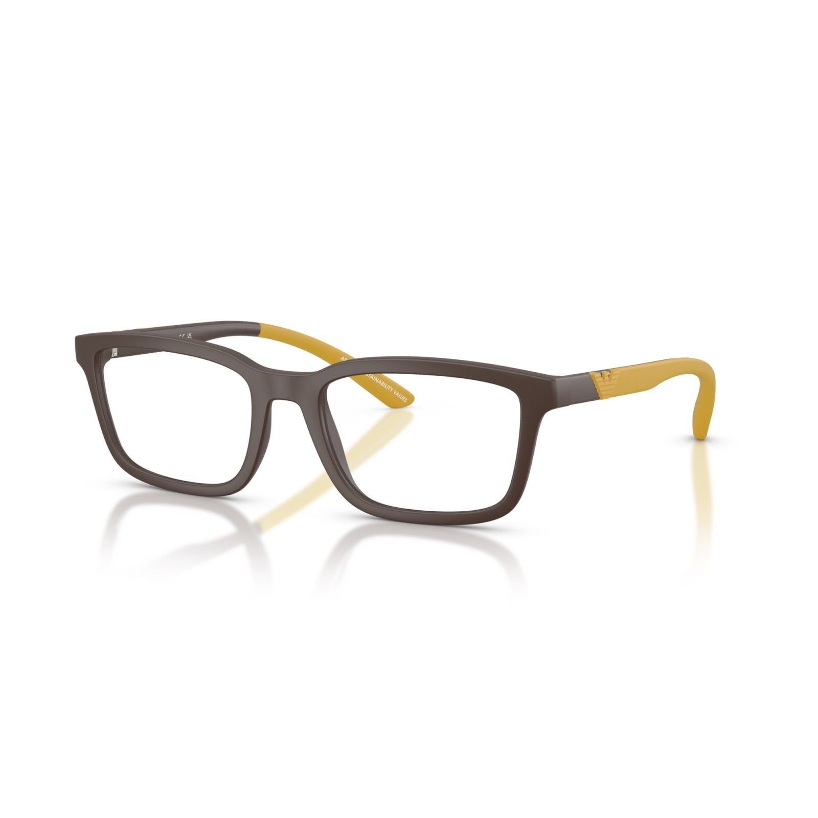 OCCHIALE DA VISTA UOMO | EMPORIO ARMANI EA 3259 - 6258 MARRONE OPACO - CALIBRO 56
