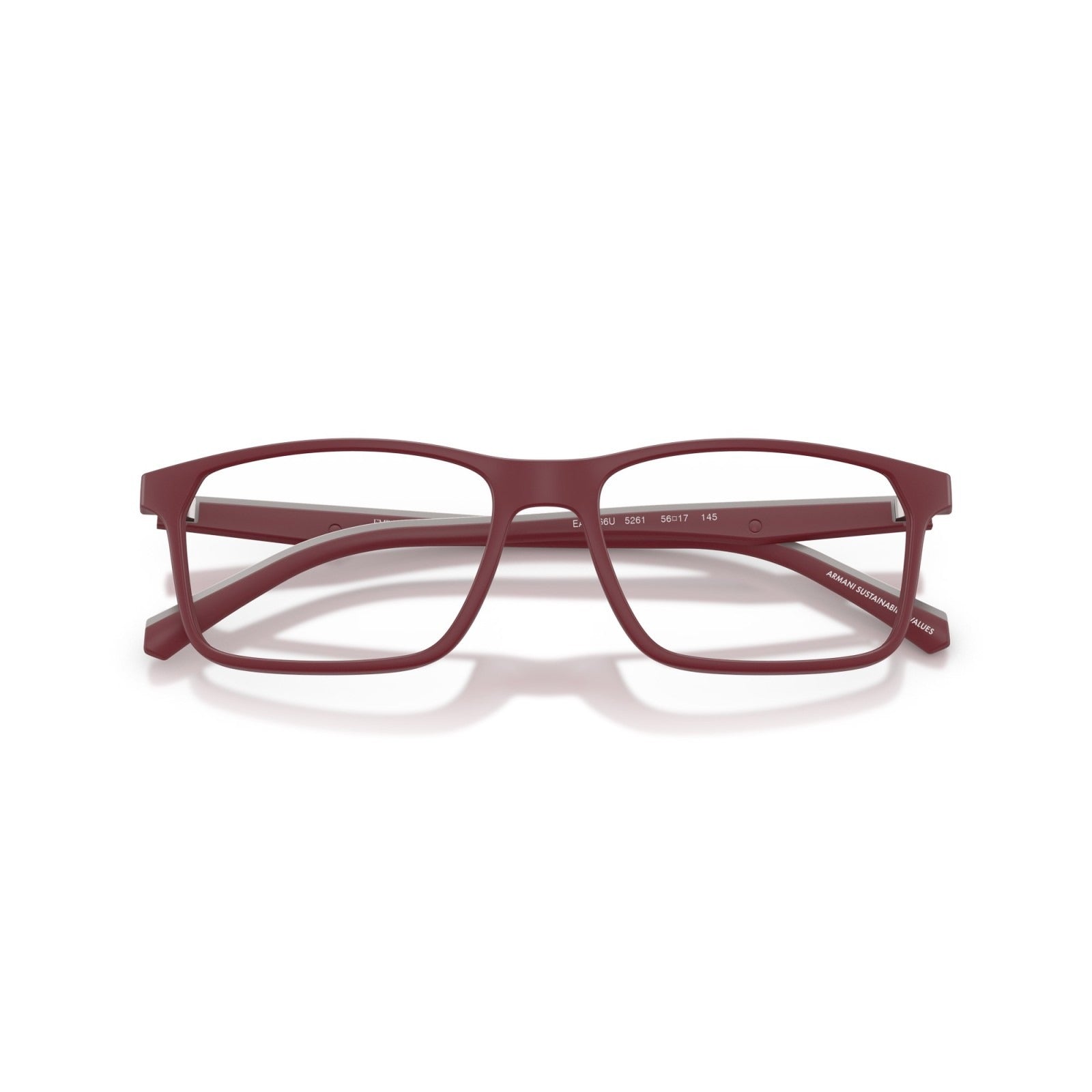 OCCHIALE DA VISTA UOMO | EMPORIO ARMANI EA 3266U - 5261 BORDEAUX OPACO - CALIBRO 56